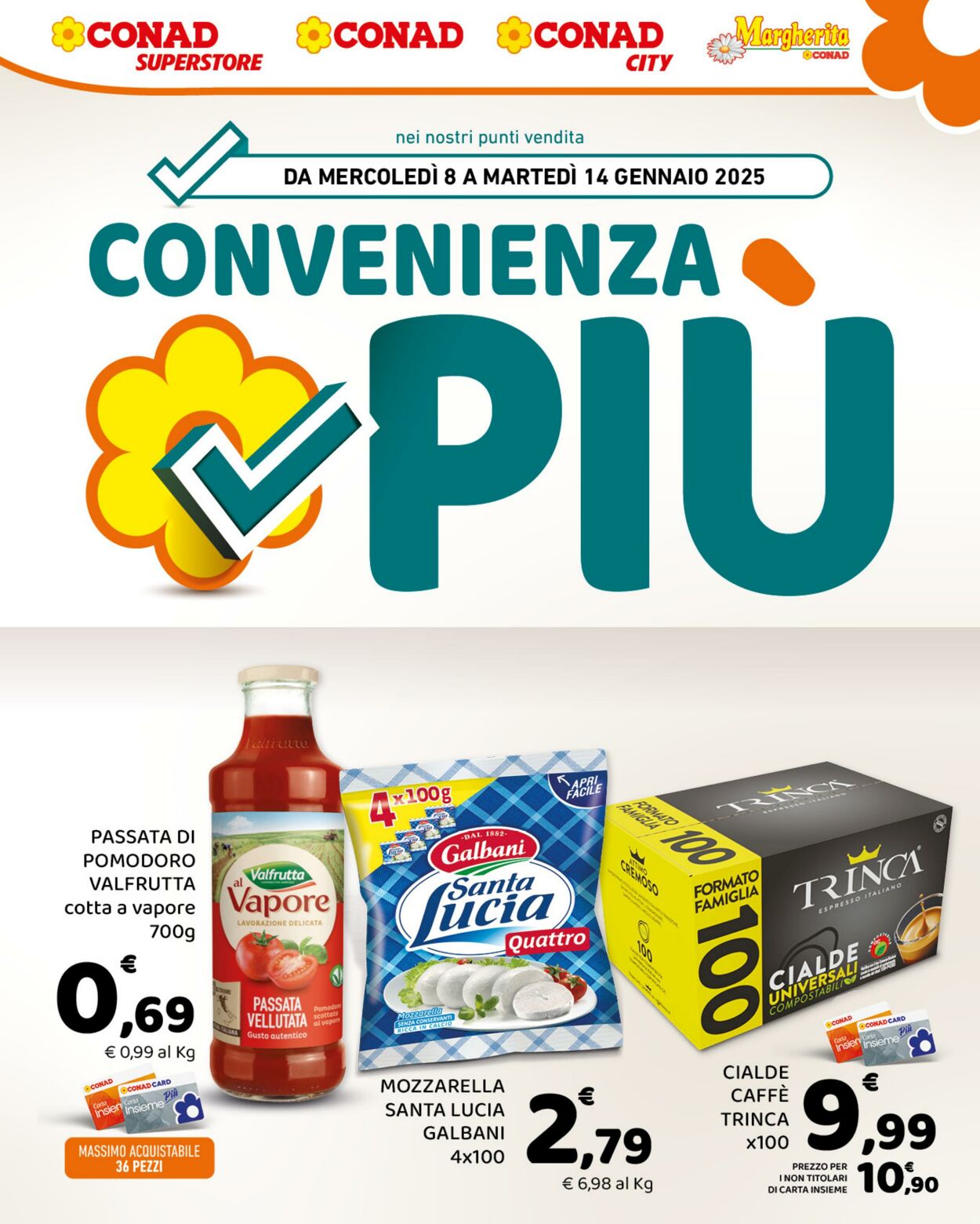 Volantino Conad 08.01.2025 - 14.01.2025