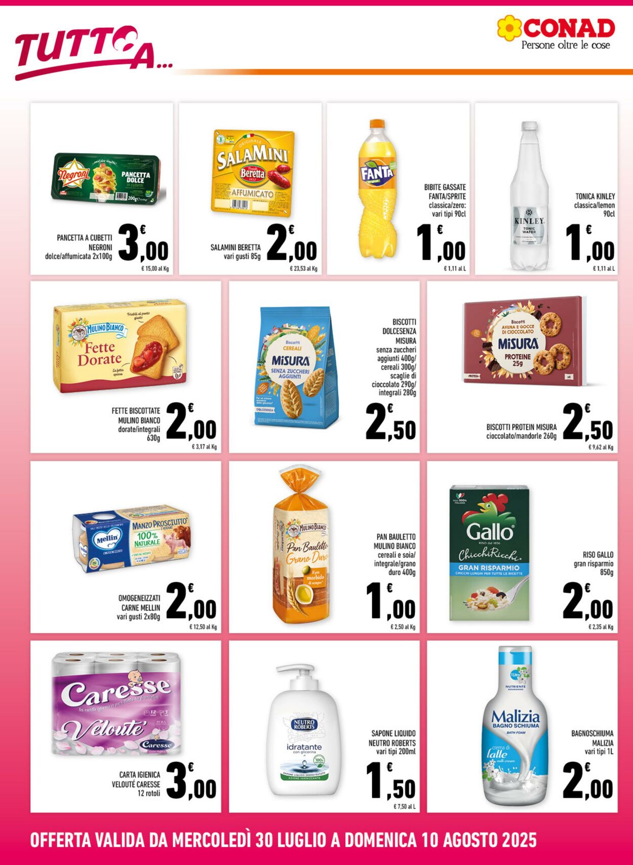 Volantino Conad 07.08.2025 - 07.08.2025