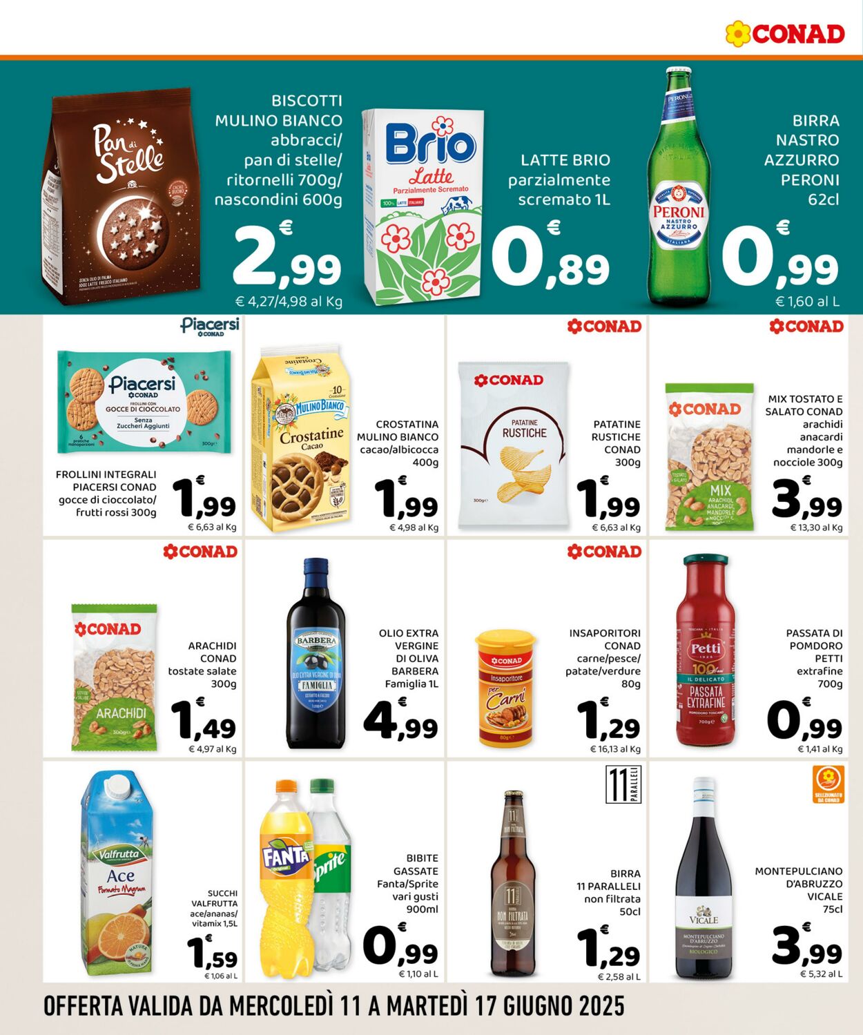 Volantino Conad 09.06.2025 - 09.06.2025