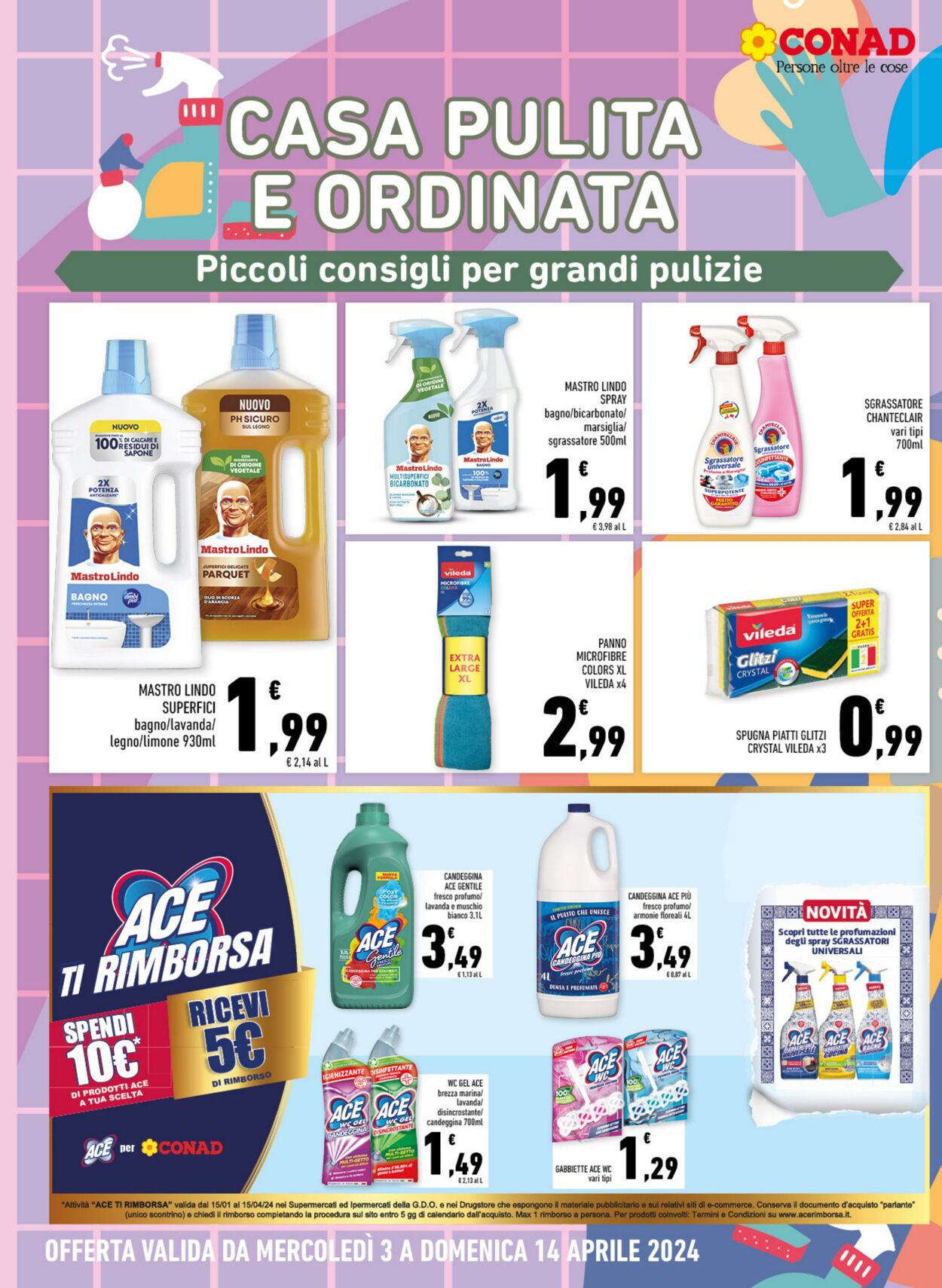 Volantino Conad 03.04.2024 - 14.04.2024