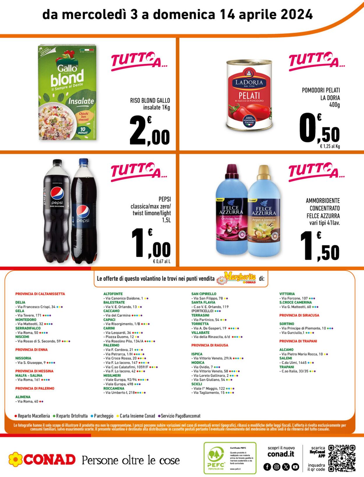 Volantino Conad 03.04.2024 - 14.04.2024