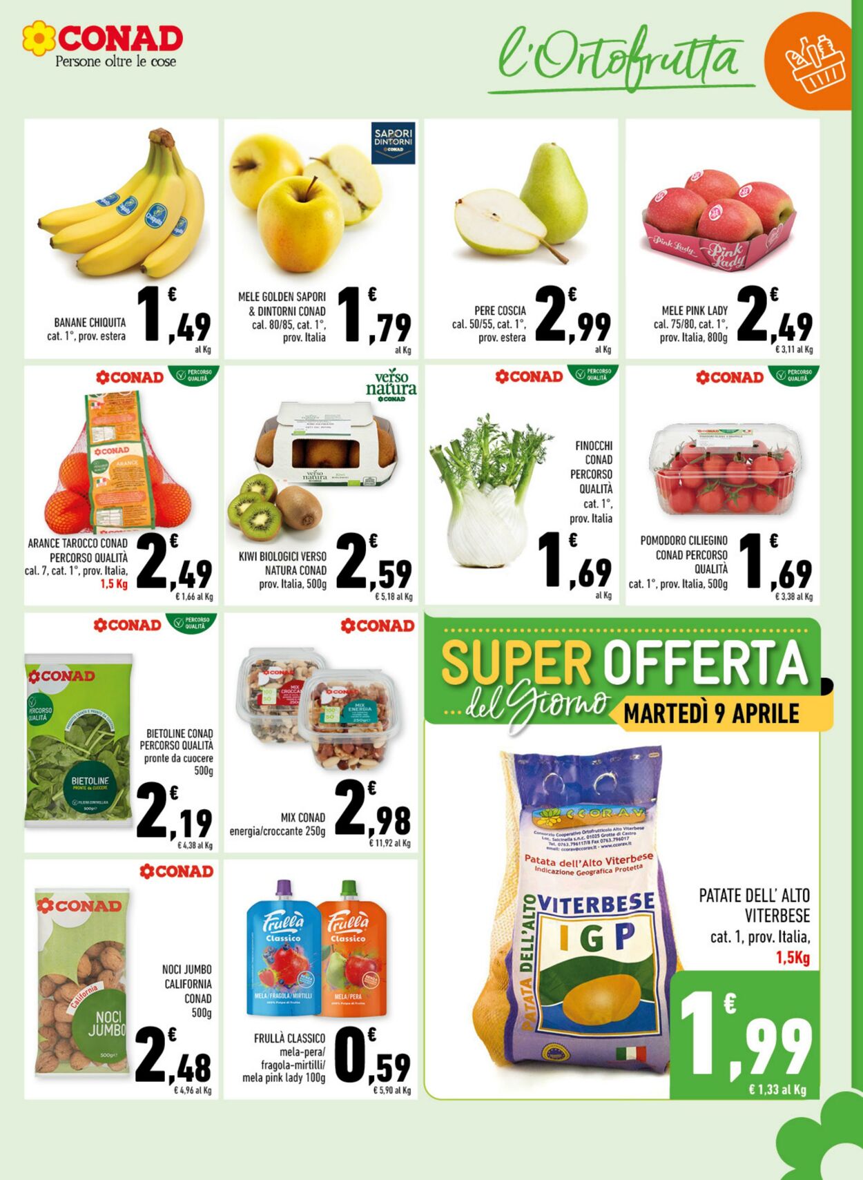 Volantino Conad 03.04.2024 - 14.04.2024