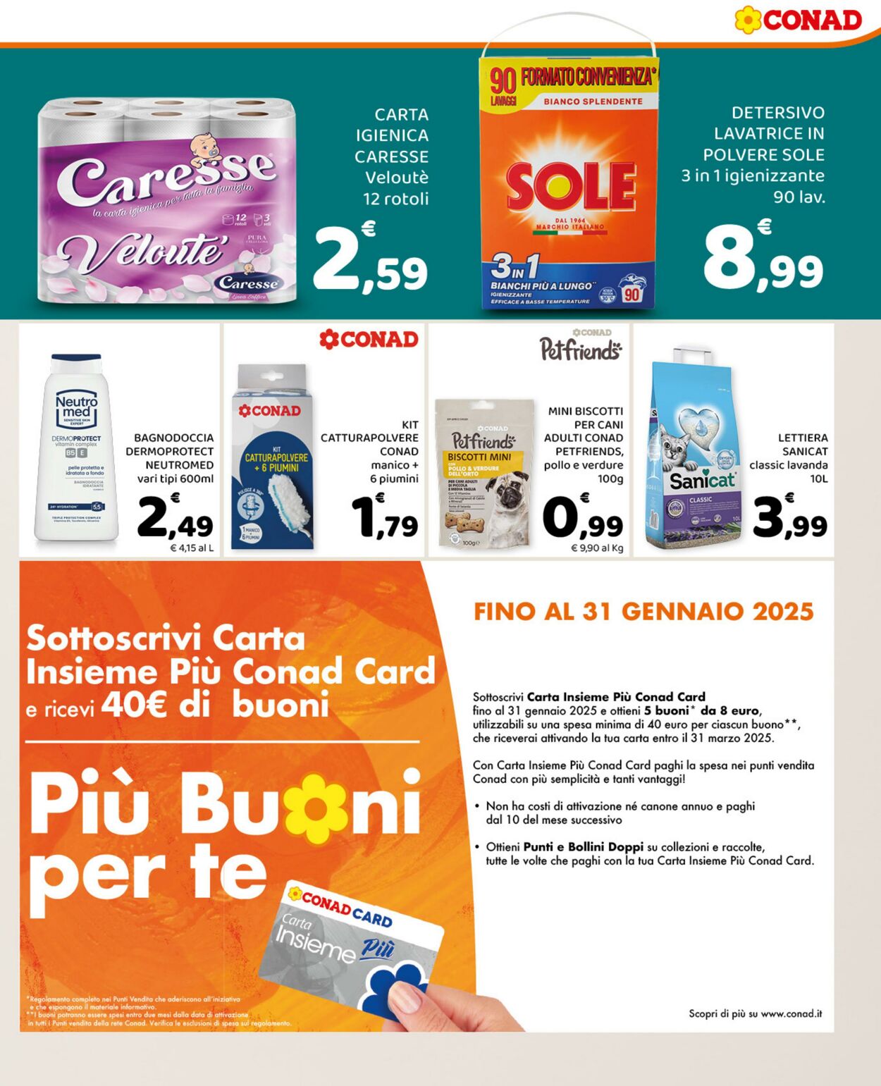 Volantino Conad 22.01.2025 - 28.01.2025