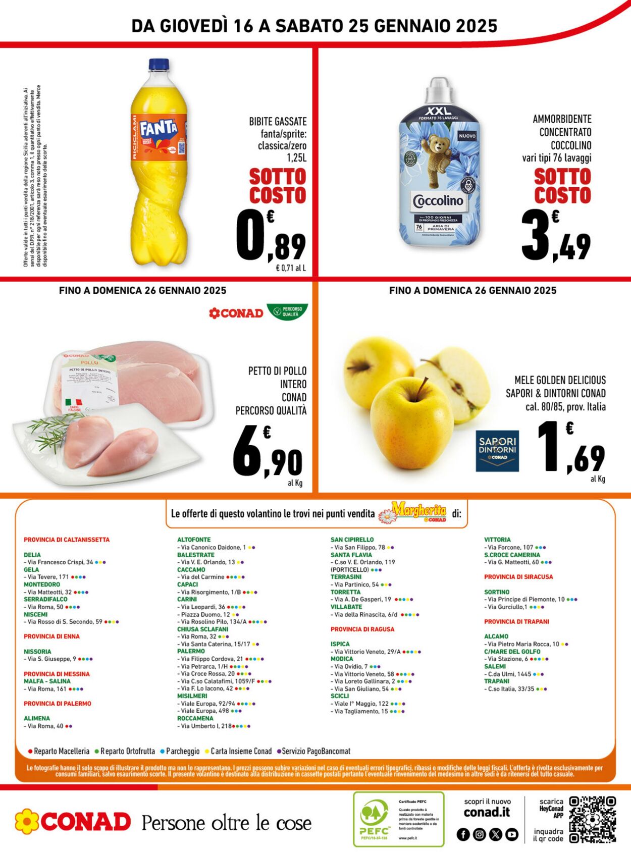 Volantino Conad 16.01.2025 - 26.01.2025