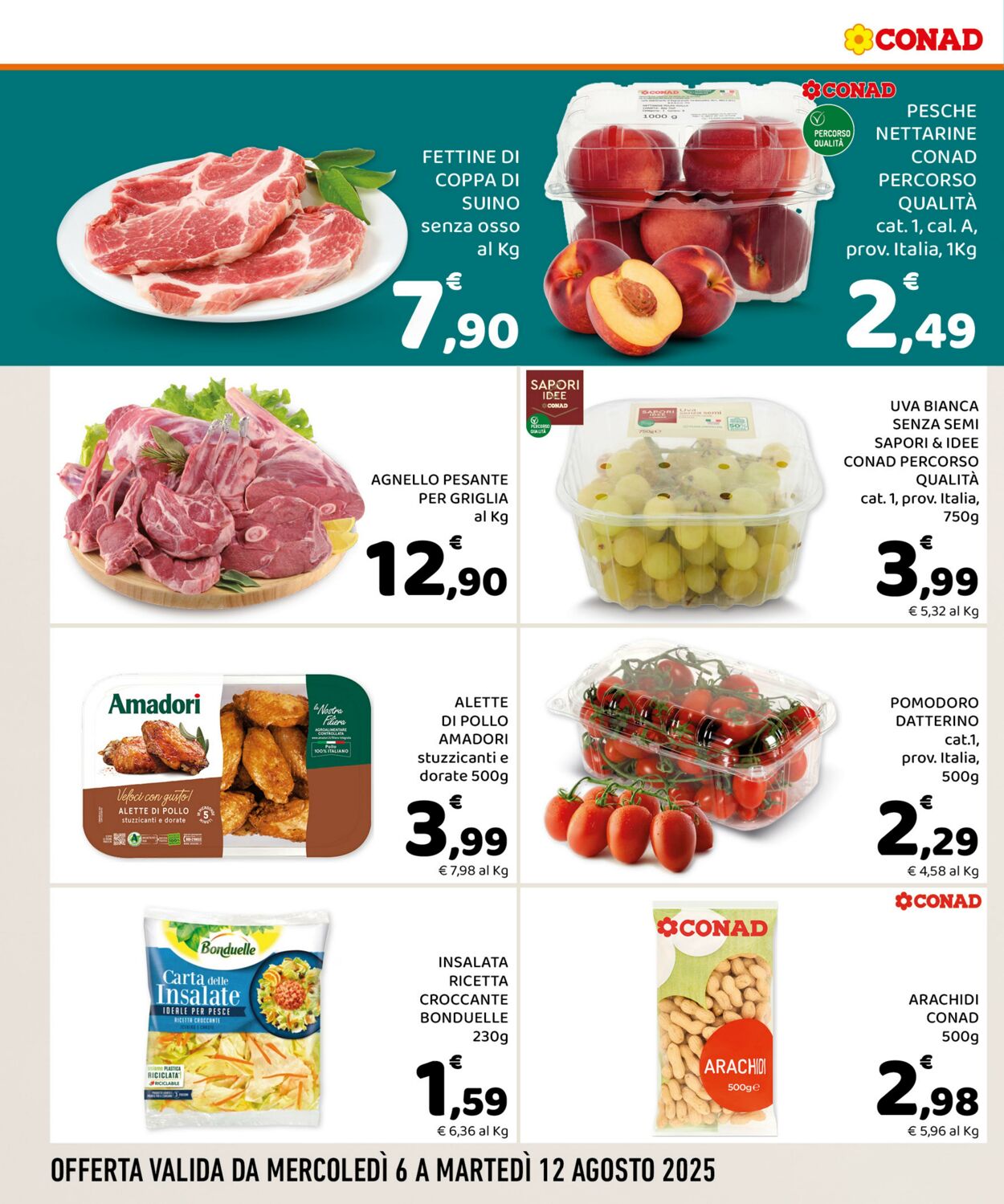 Volantino Conad 08.08.2025 - 08.08.2025