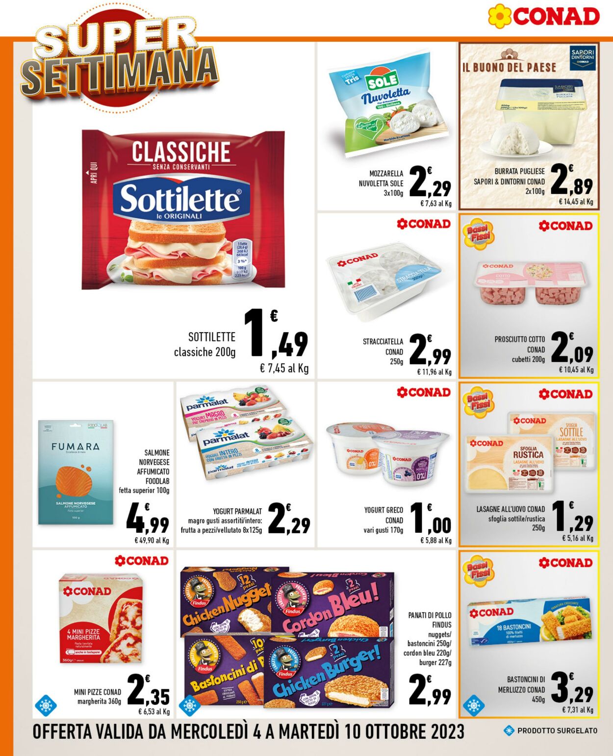 Volantino Conad 04.10.2023 - 10.10.2023