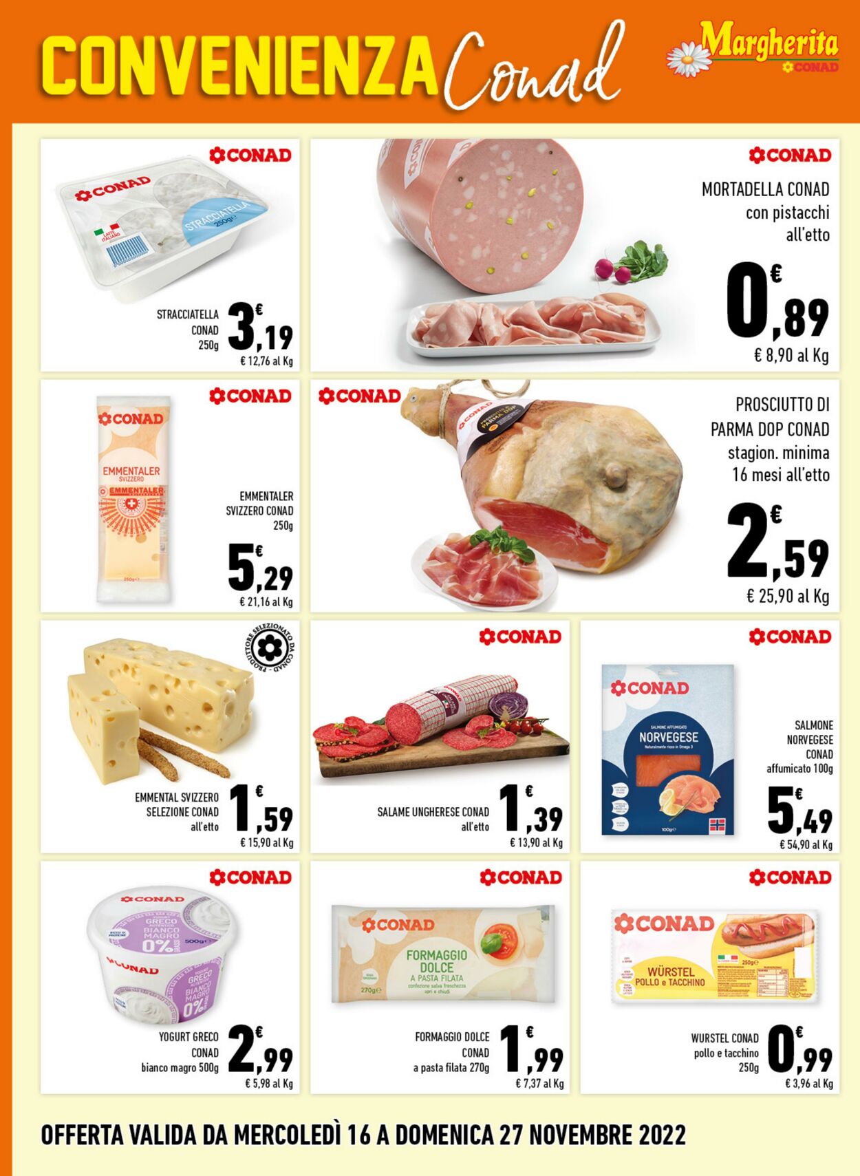 Volantino Conad 16.11.2022 - 27.11.2022