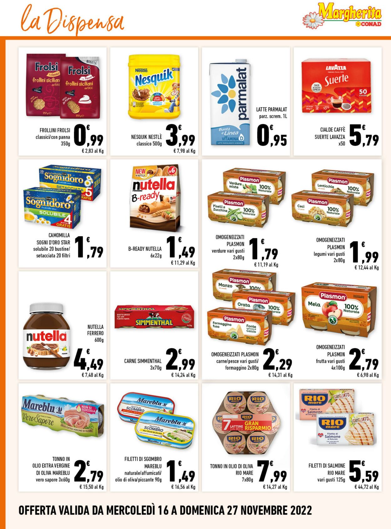 Volantino Conad 16.11.2022 - 27.11.2022