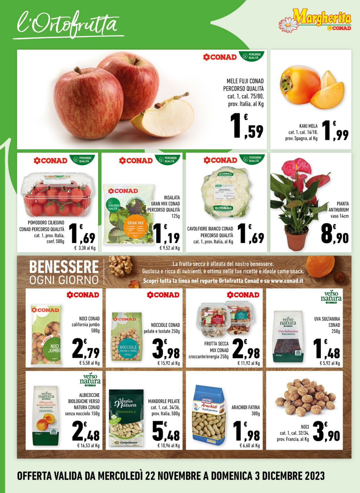 Volantino Conad 22.11.2023 - 03.12.2023