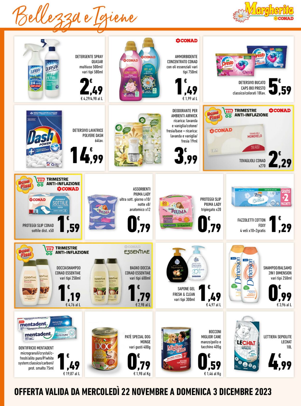 Volantino Conad 22.11.2023 - 03.12.2023