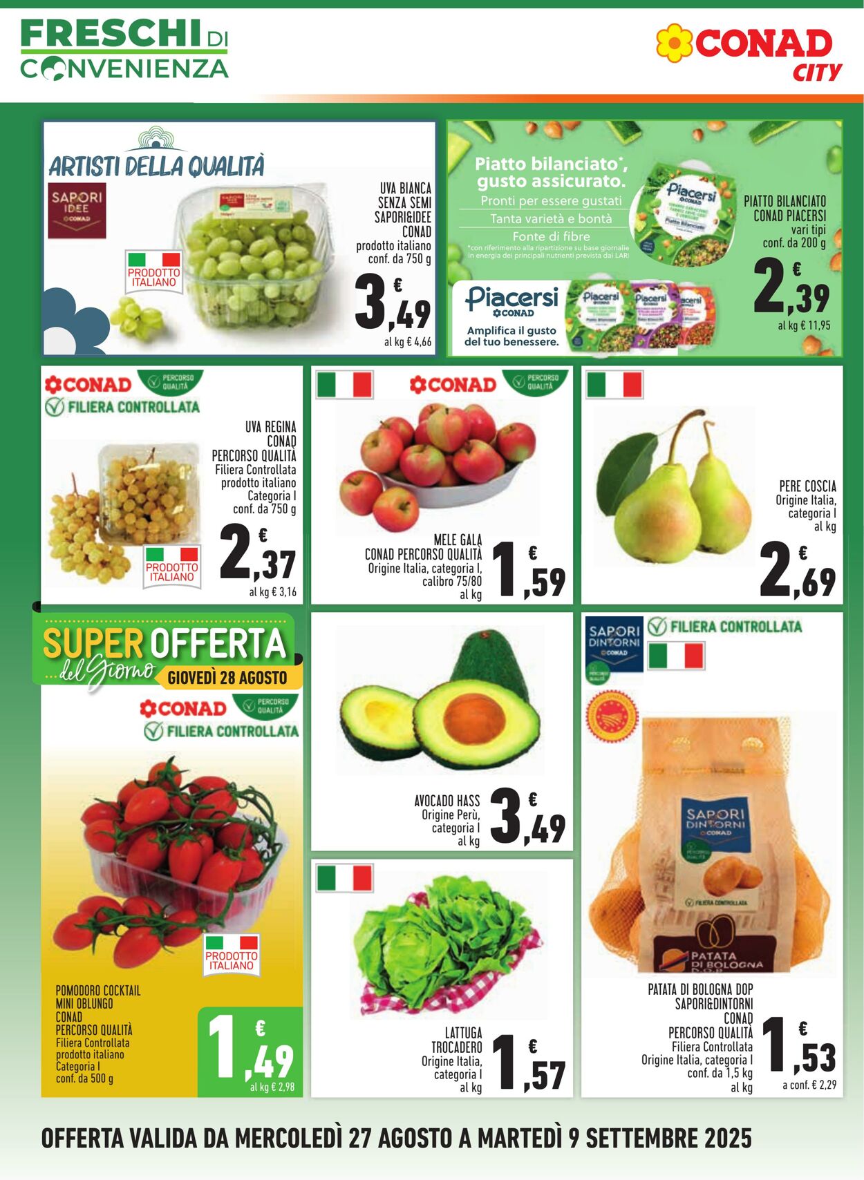 Volantino Conad 25.08.2025 - 25.08.2025
