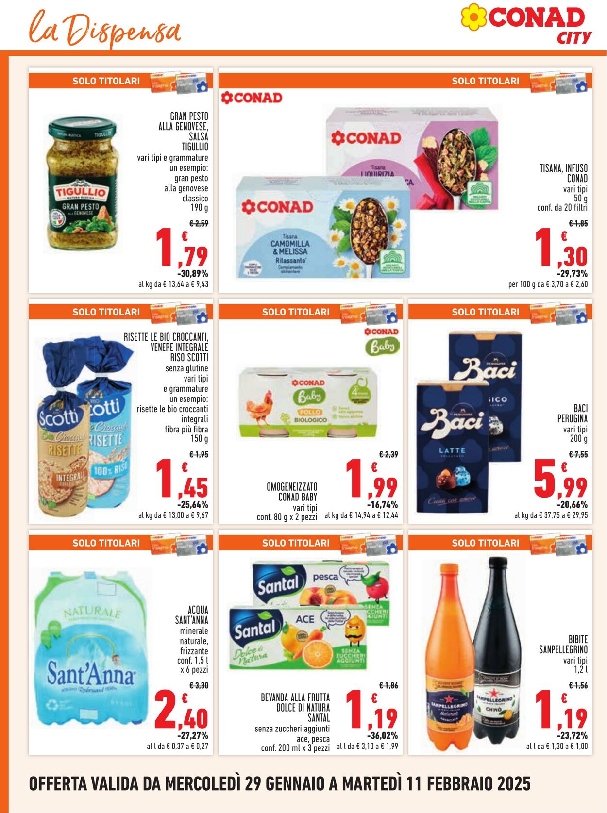 Volantino Conad 29.01.2025 - 11.02.2025