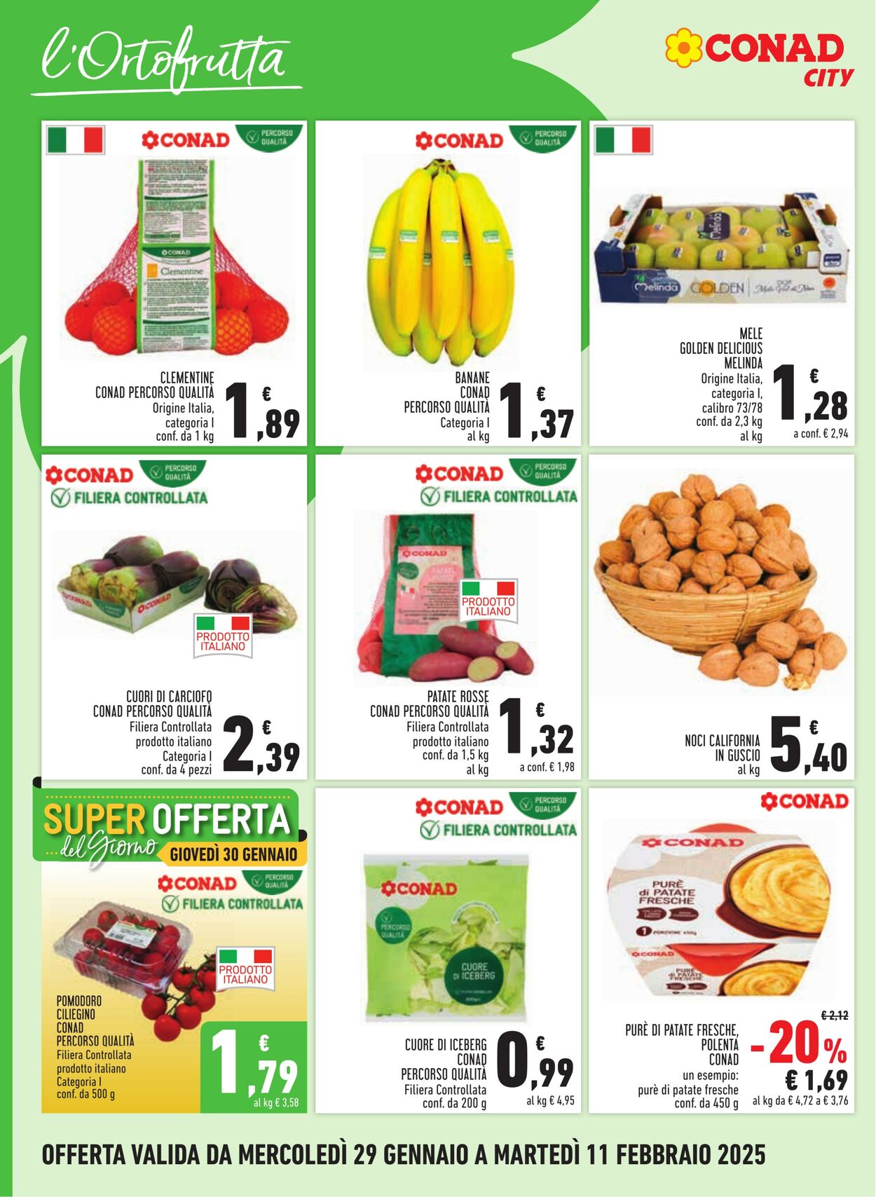 Volantino Conad 29.01.2025 - 11.02.2025