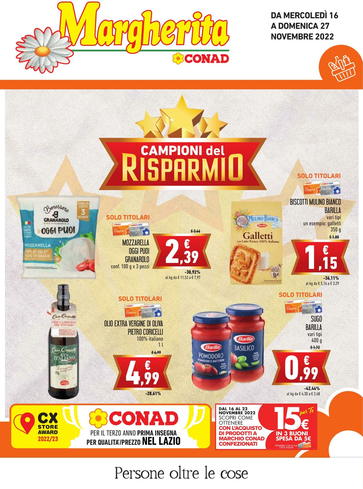 Volantino Conad 16.11.2022 - 27.11.2022