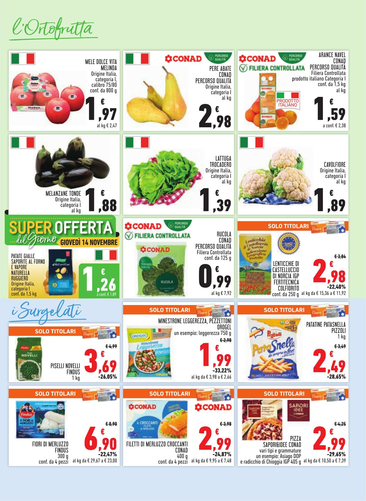 Volantino Conad 13.11.2024 - 26.11.2024