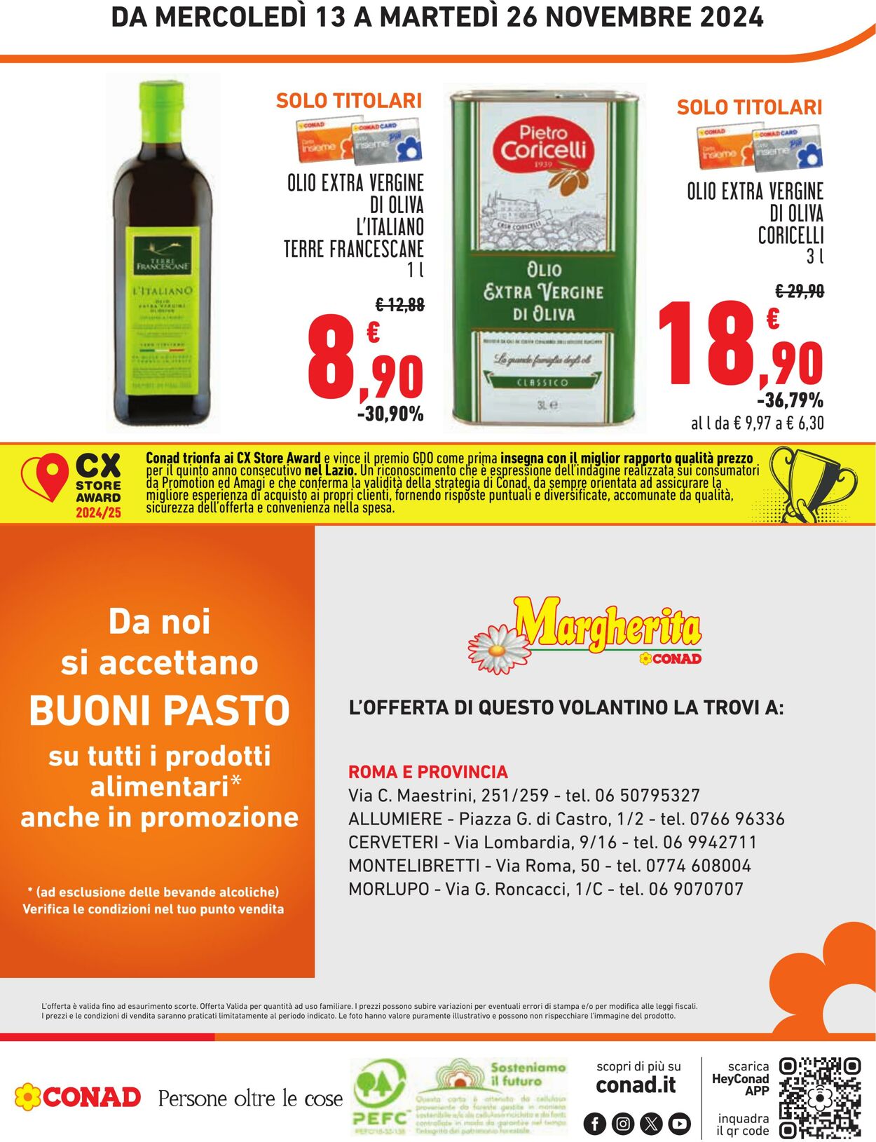 Volantino Conad 13.11.2024 - 26.11.2024