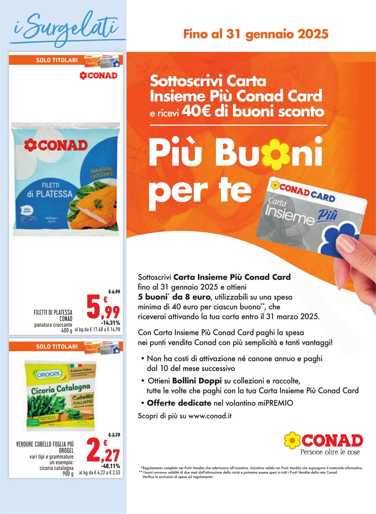 Volantino Conad 16.01.2025 - 28.01.2025