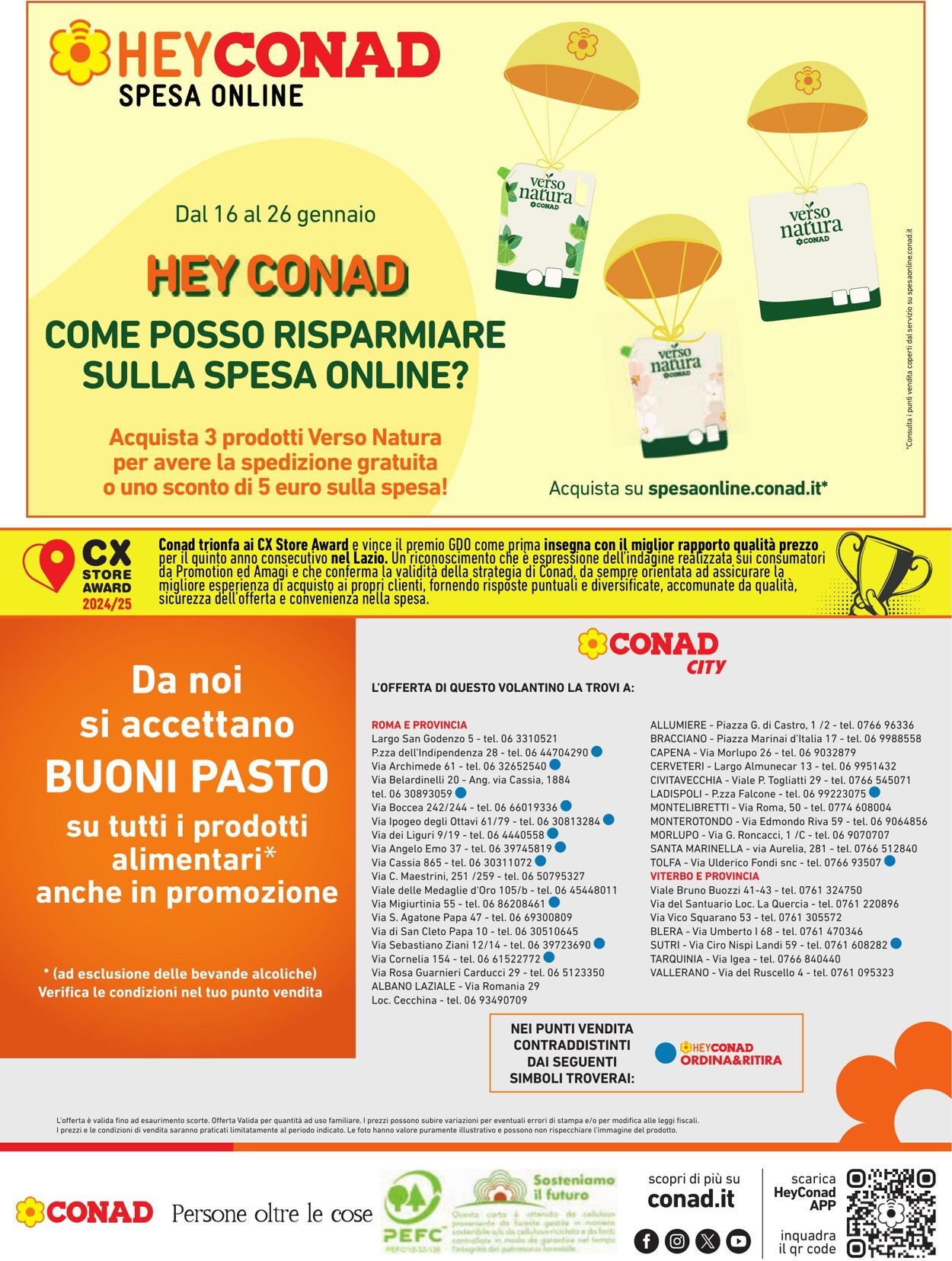 Volantino Conad 16.01.2025 - 28.01.2025