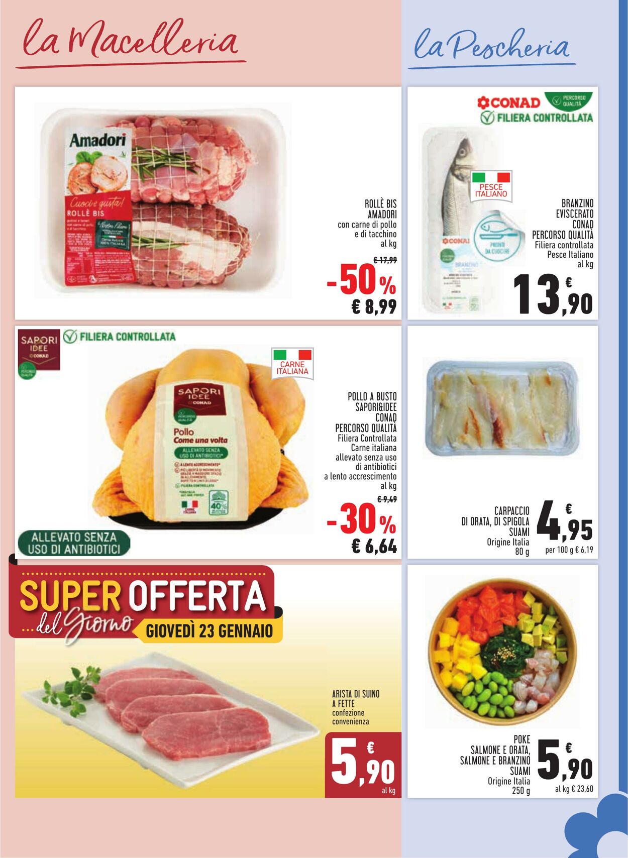 Volantino Conad 16.01.2025 - 28.01.2025