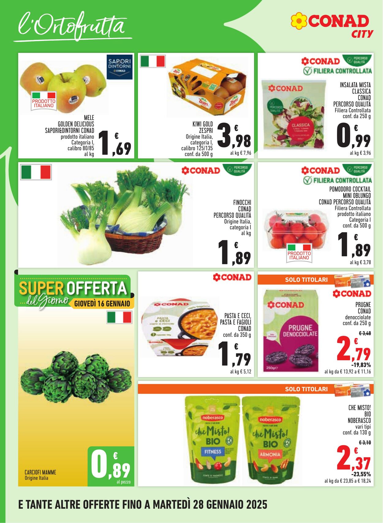 Volantino Conad 16.01.2025 - 28.01.2025