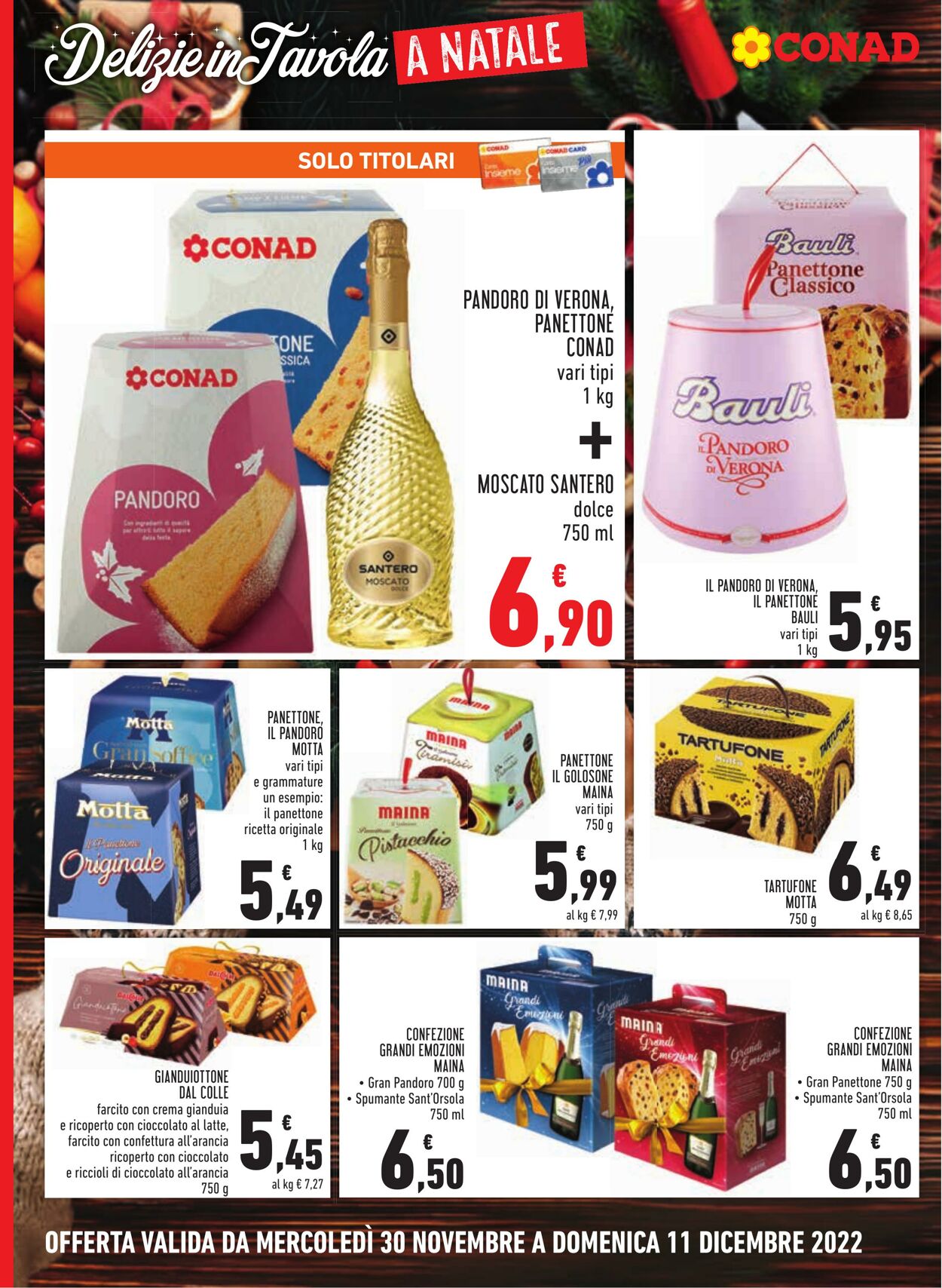 Volantino Conad 30.11.2022 - 11.12.2022