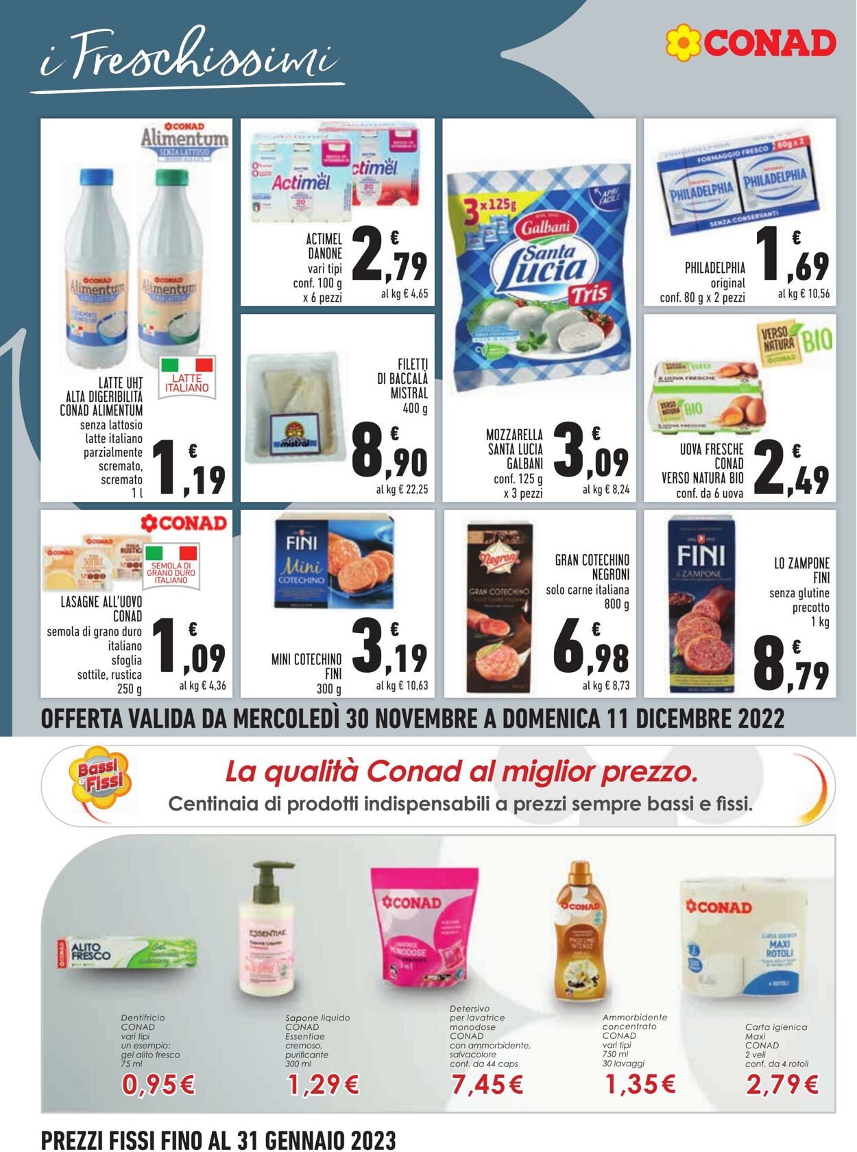 Volantino Conad 30.11.2022 - 11.12.2022