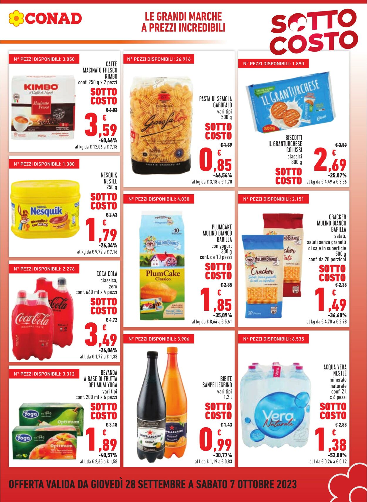 Volantino Conad 28.09.2023 - 07.10.2023