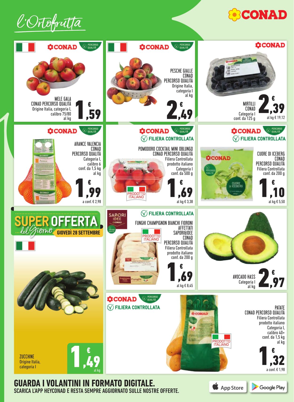 Volantino Conad 28.09.2023 - 07.10.2023