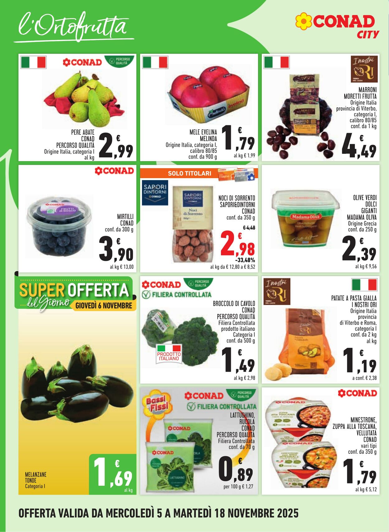 Volantino Conad 29.10.2025 - 29.10.2025
