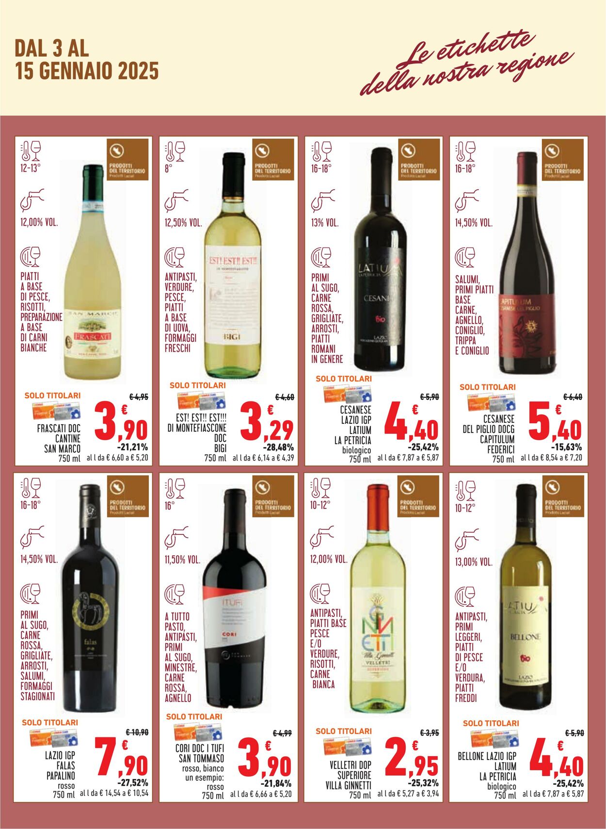 Volantino Conad 03.01.2025 - 15.01.2025