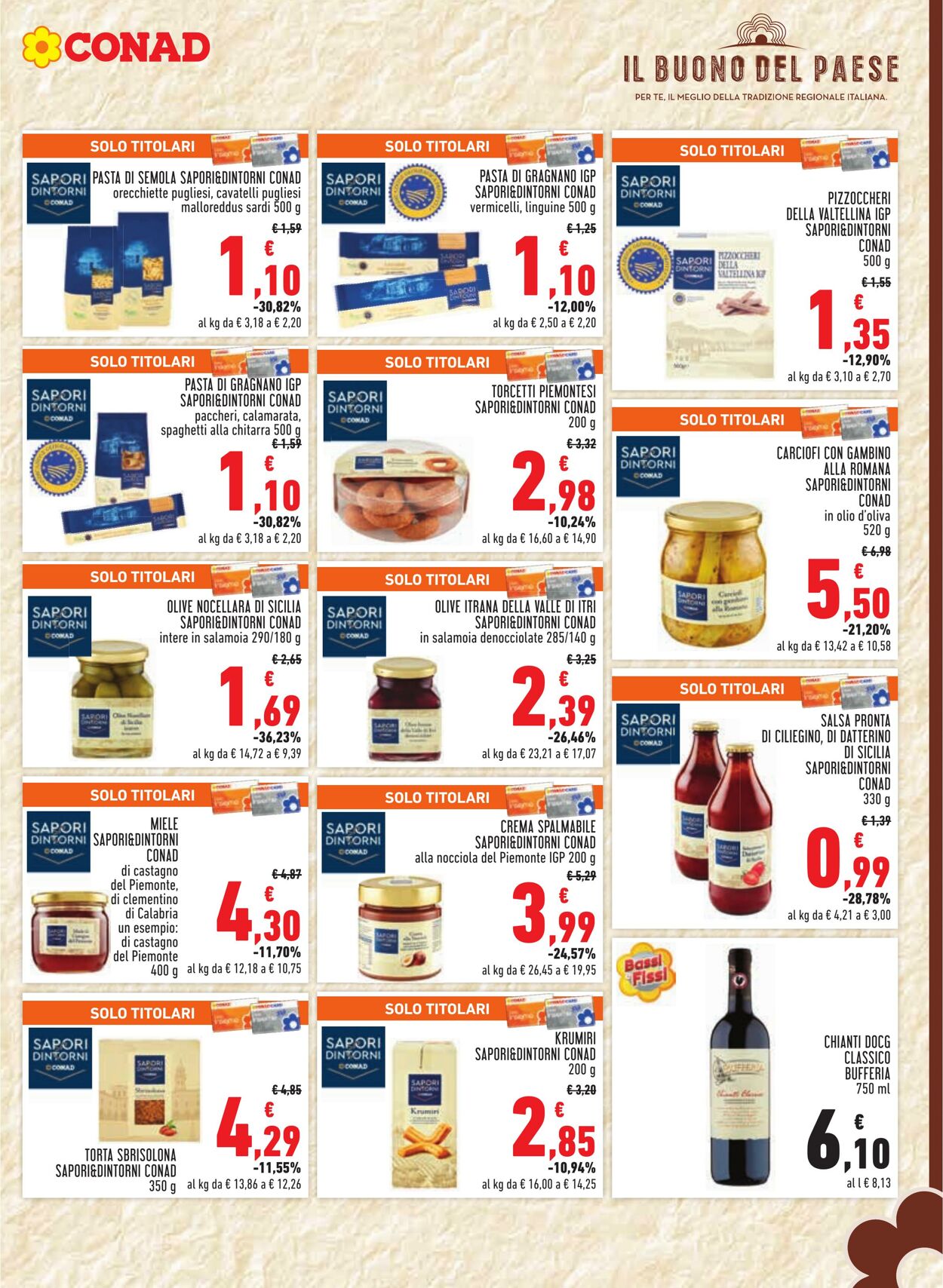 Volantino Conad 13.09.2023 - 24.09.2023