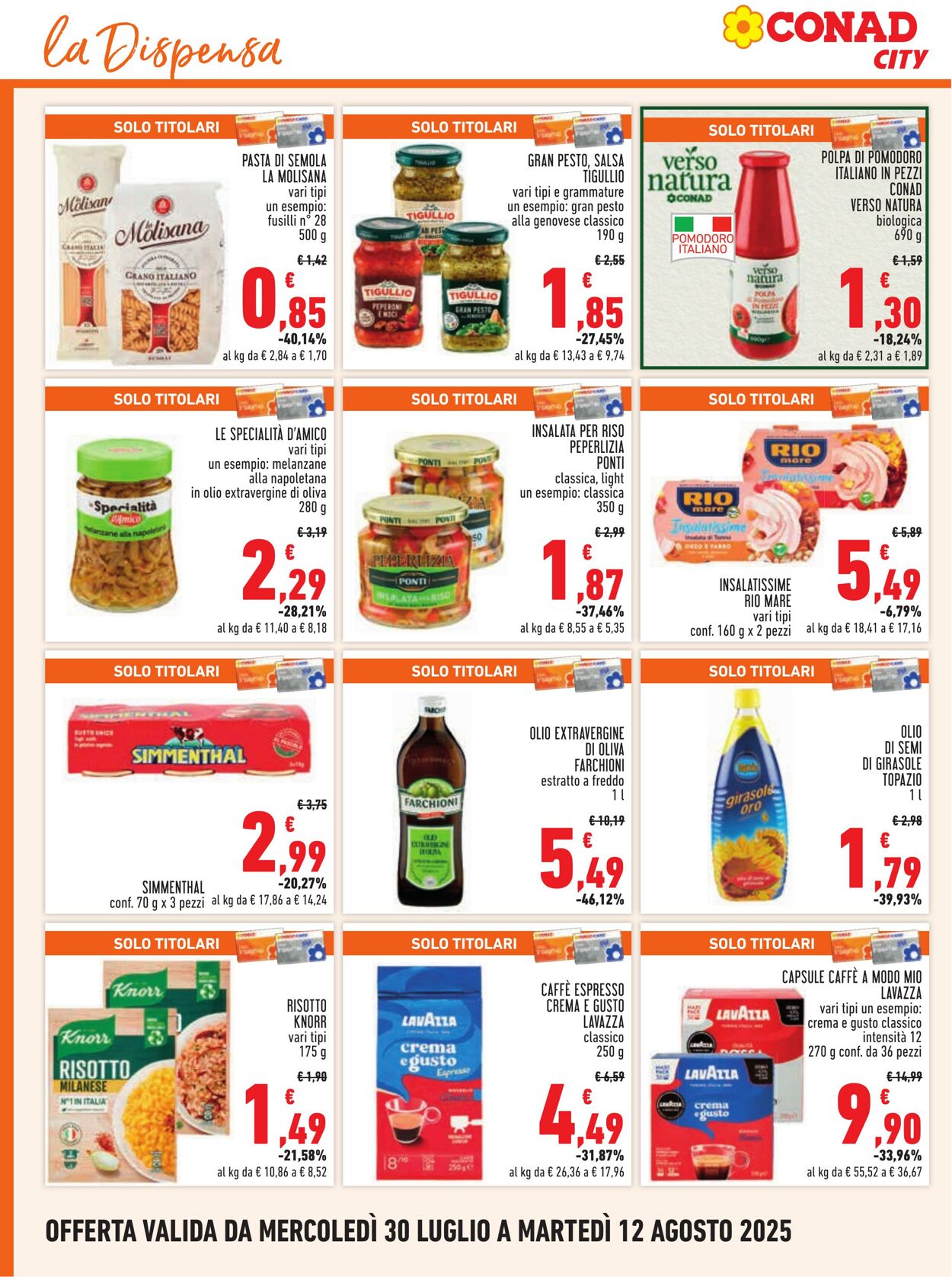 Volantino Conad 07.08.2025 - 07.08.2025