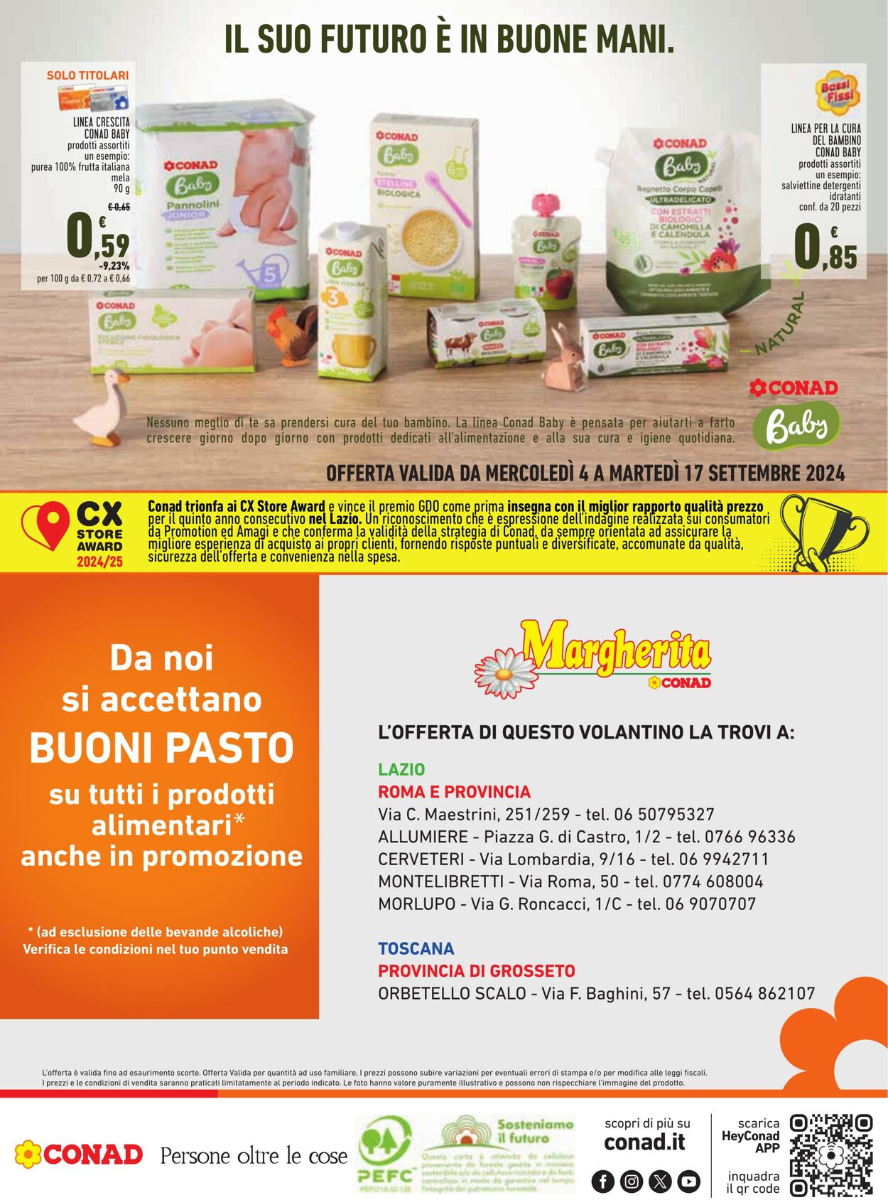 Volantino Conad 04.09.2024 - 17.09.2024