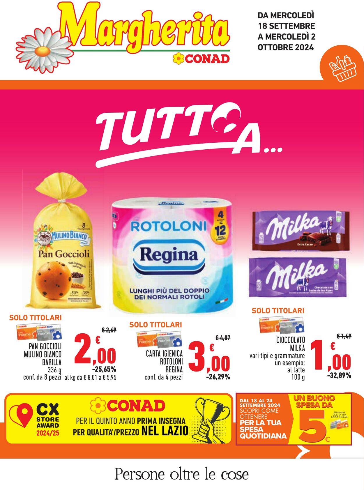 Volantino Conad 18.09.2024 - 02.10.2024