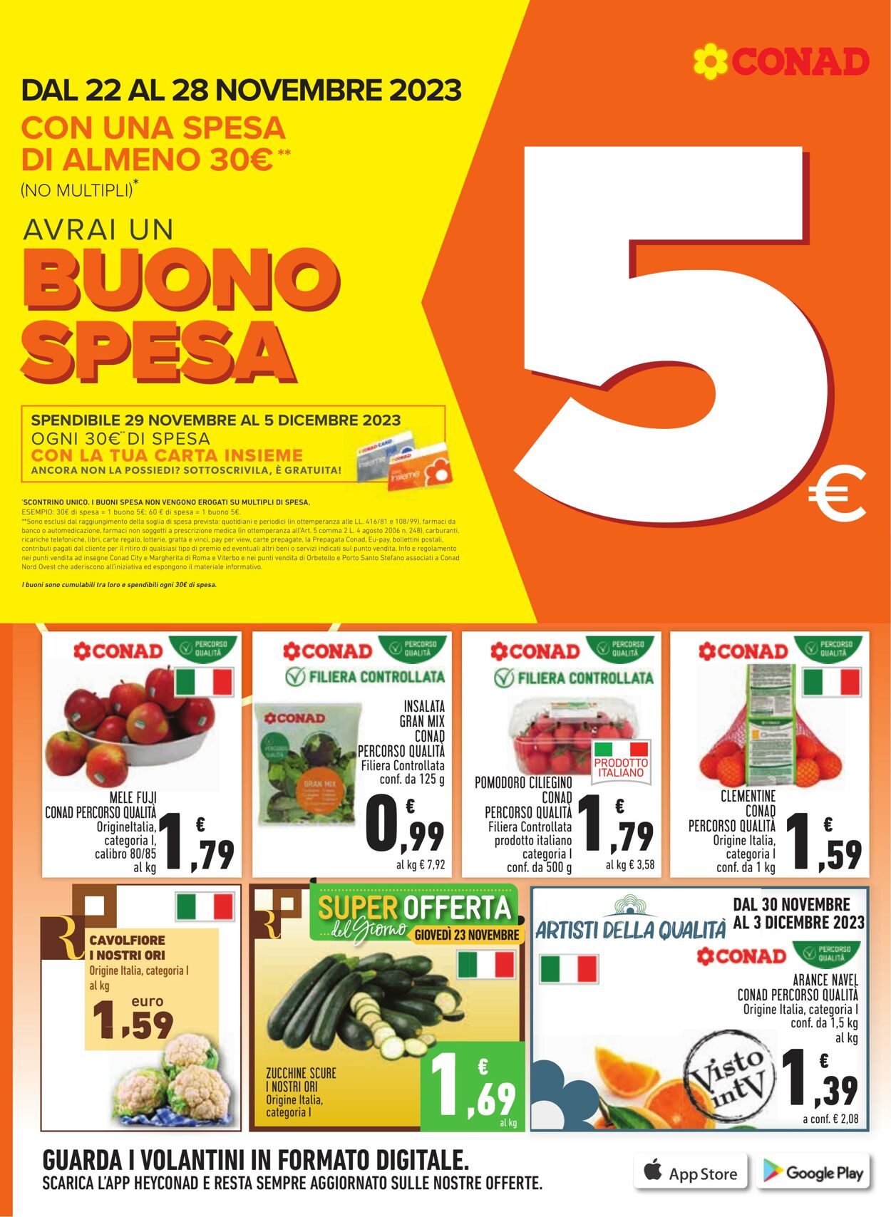 Volantino Conad 22.11.2023 - 30.11.2023