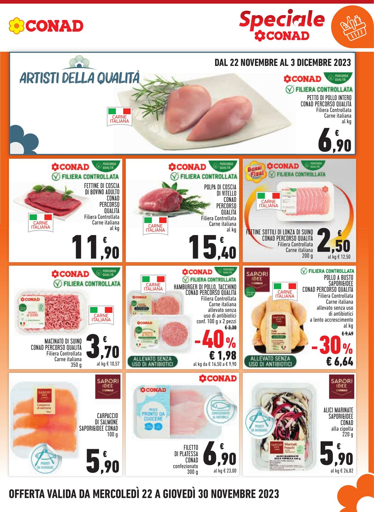 Volantino Conad 22.11.2023 - 30.11.2023