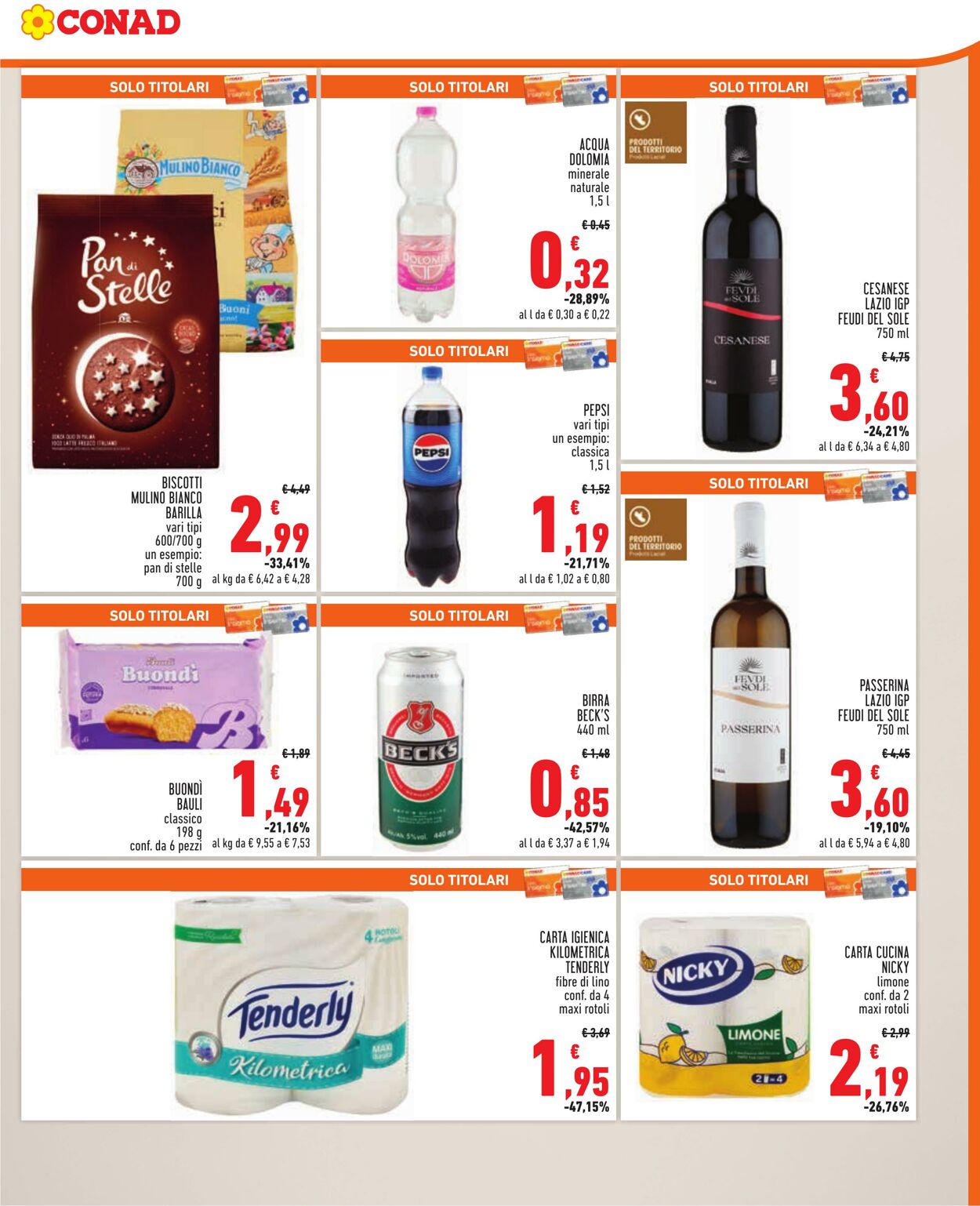 Volantino Conad 23.08.2025 - 23.08.2025