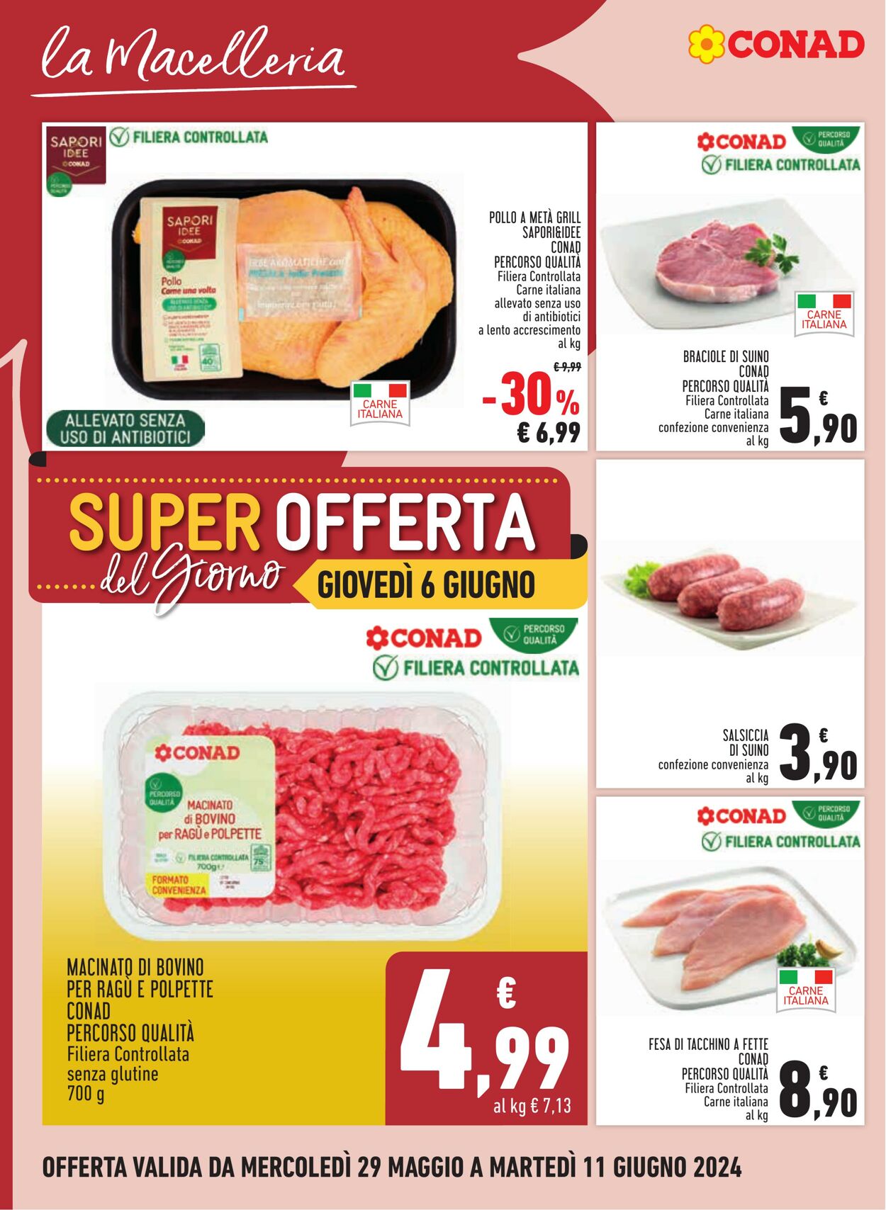 Volantino Conad 29.05.2024 - 11.06.2024