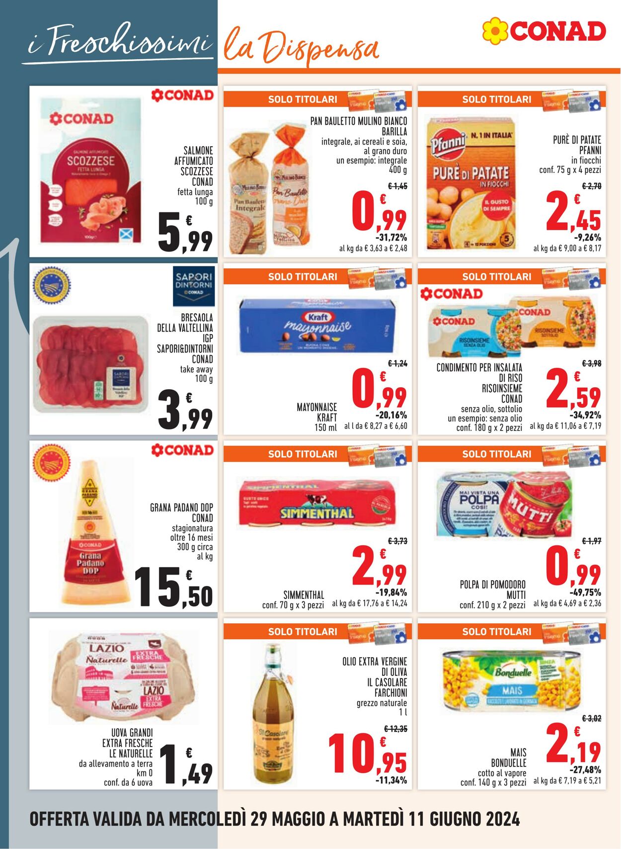 Volantino Conad 29.05.2024 - 11.06.2024