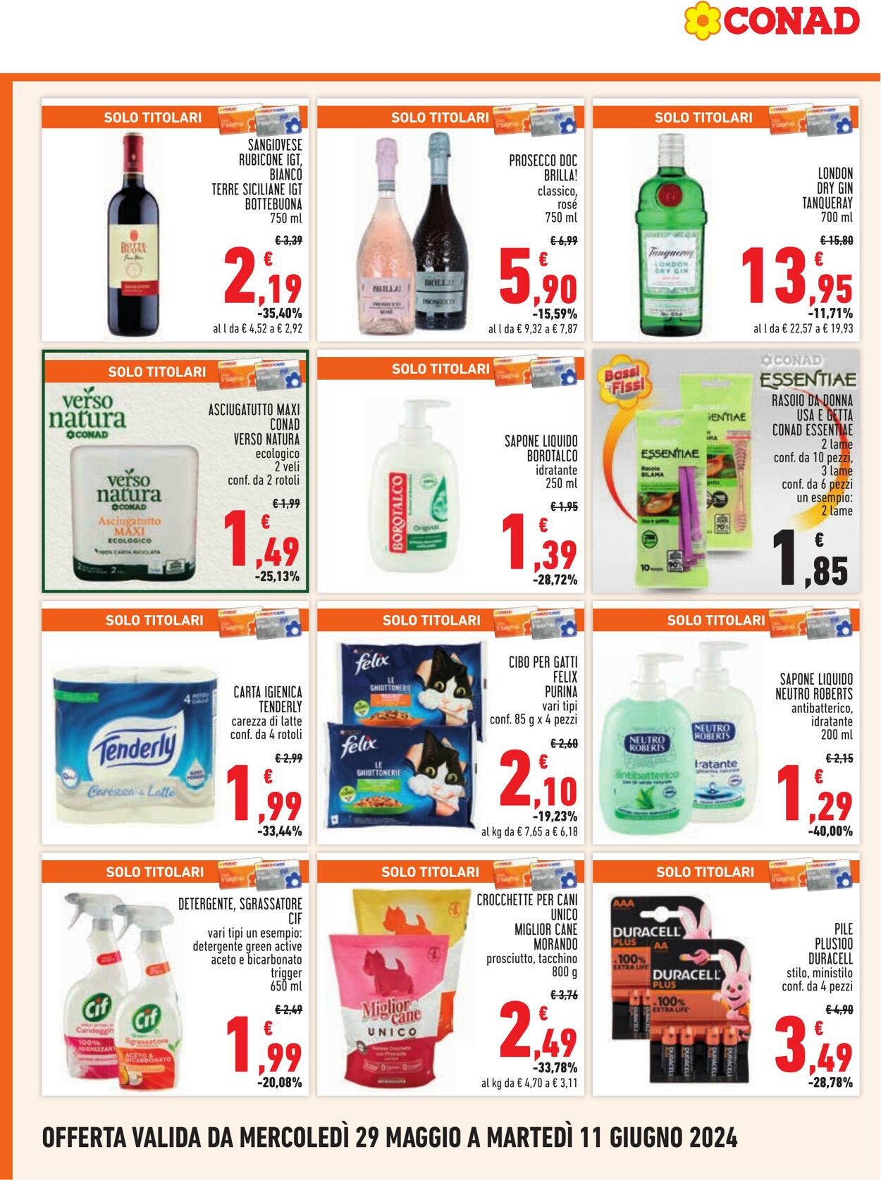 Volantino Conad 29.05.2024 - 11.06.2024