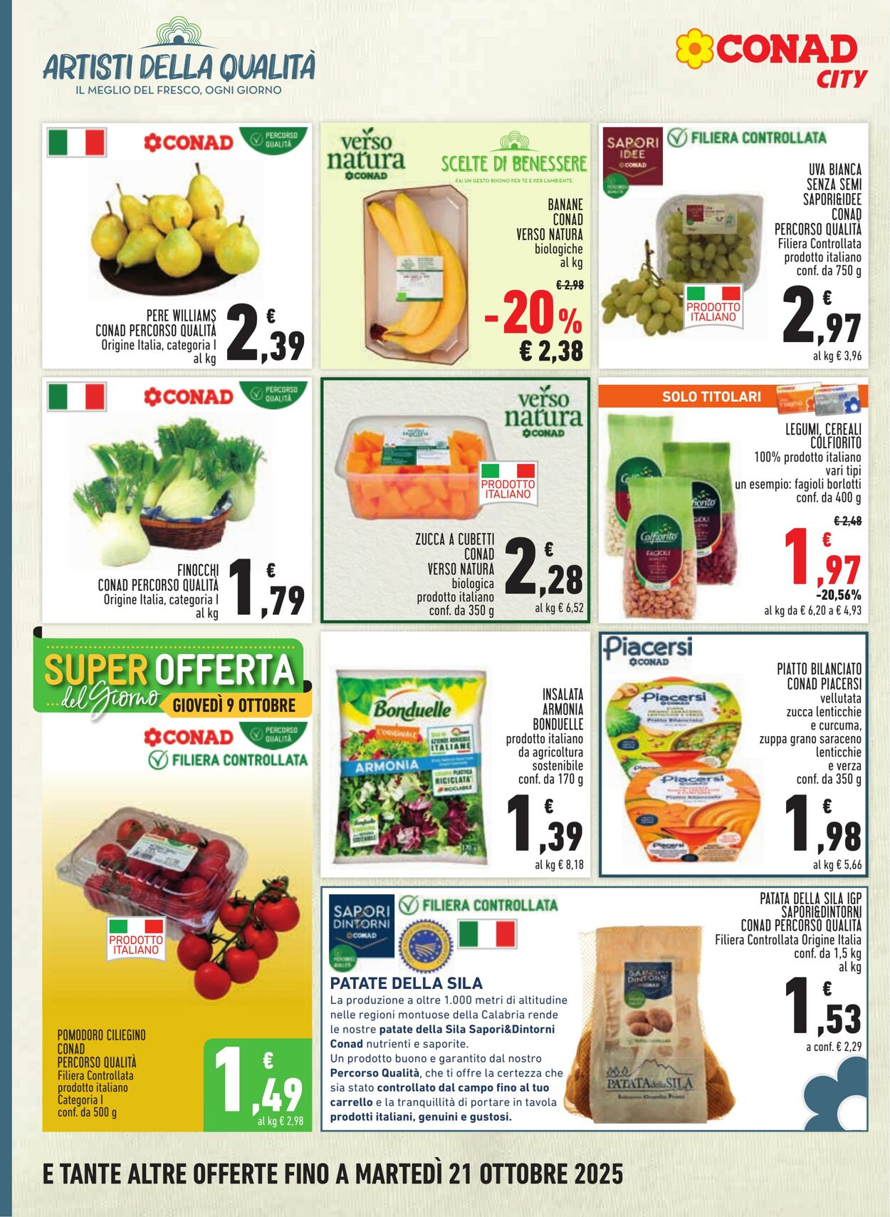 Volantino Conad 01.10.2025 - 01.10.2025