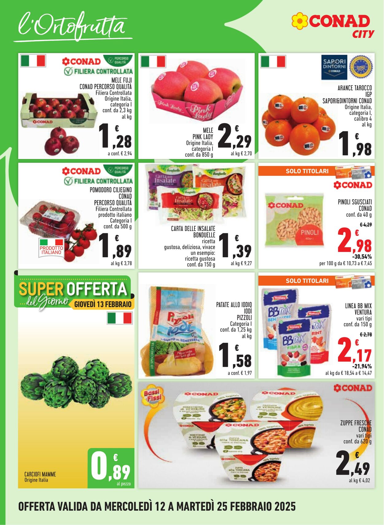 Volantino Conad 12.02.2025 - 25.02.2025