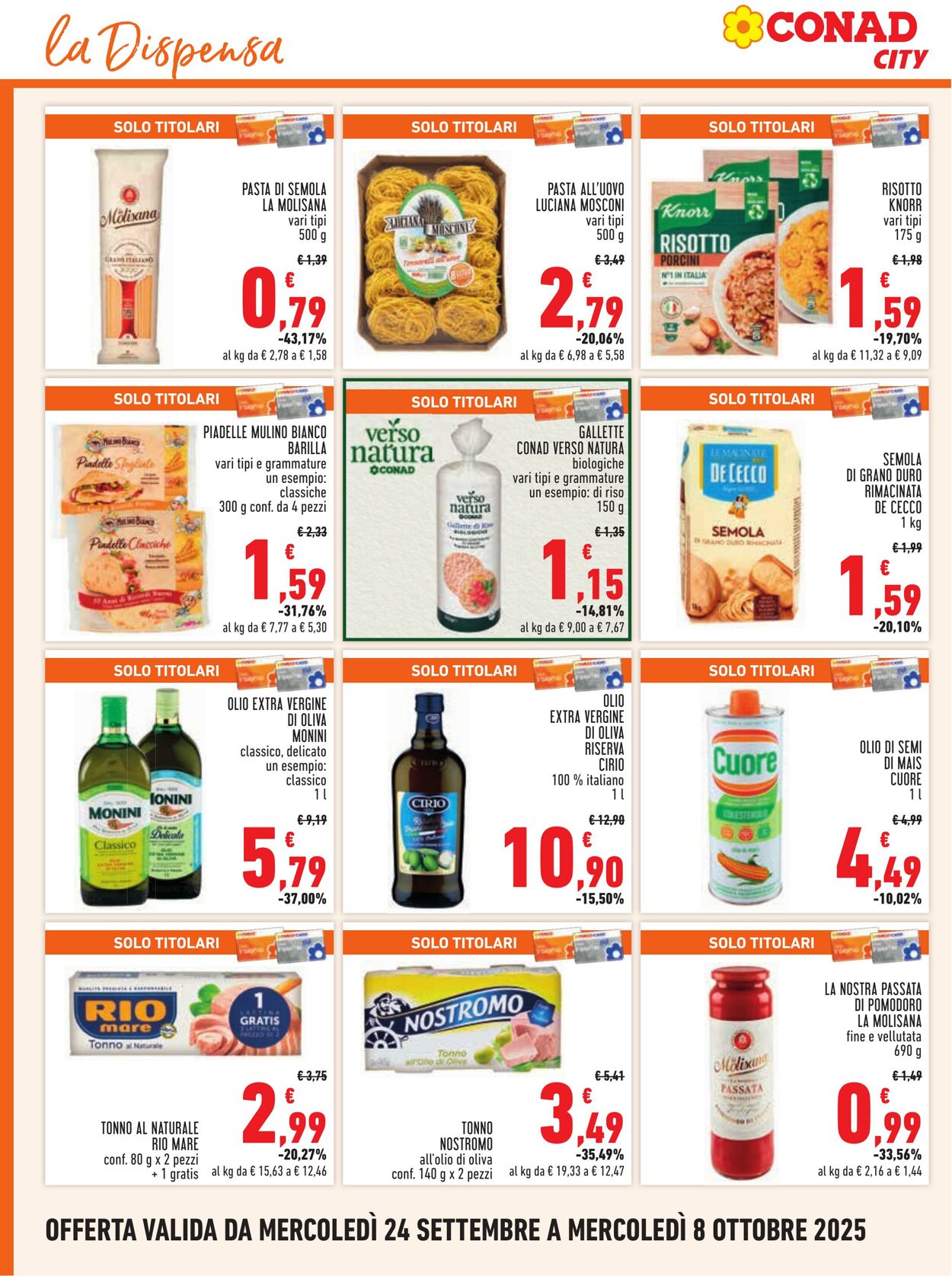 Volantino Conad 01.10.2025 - 01.10.2025