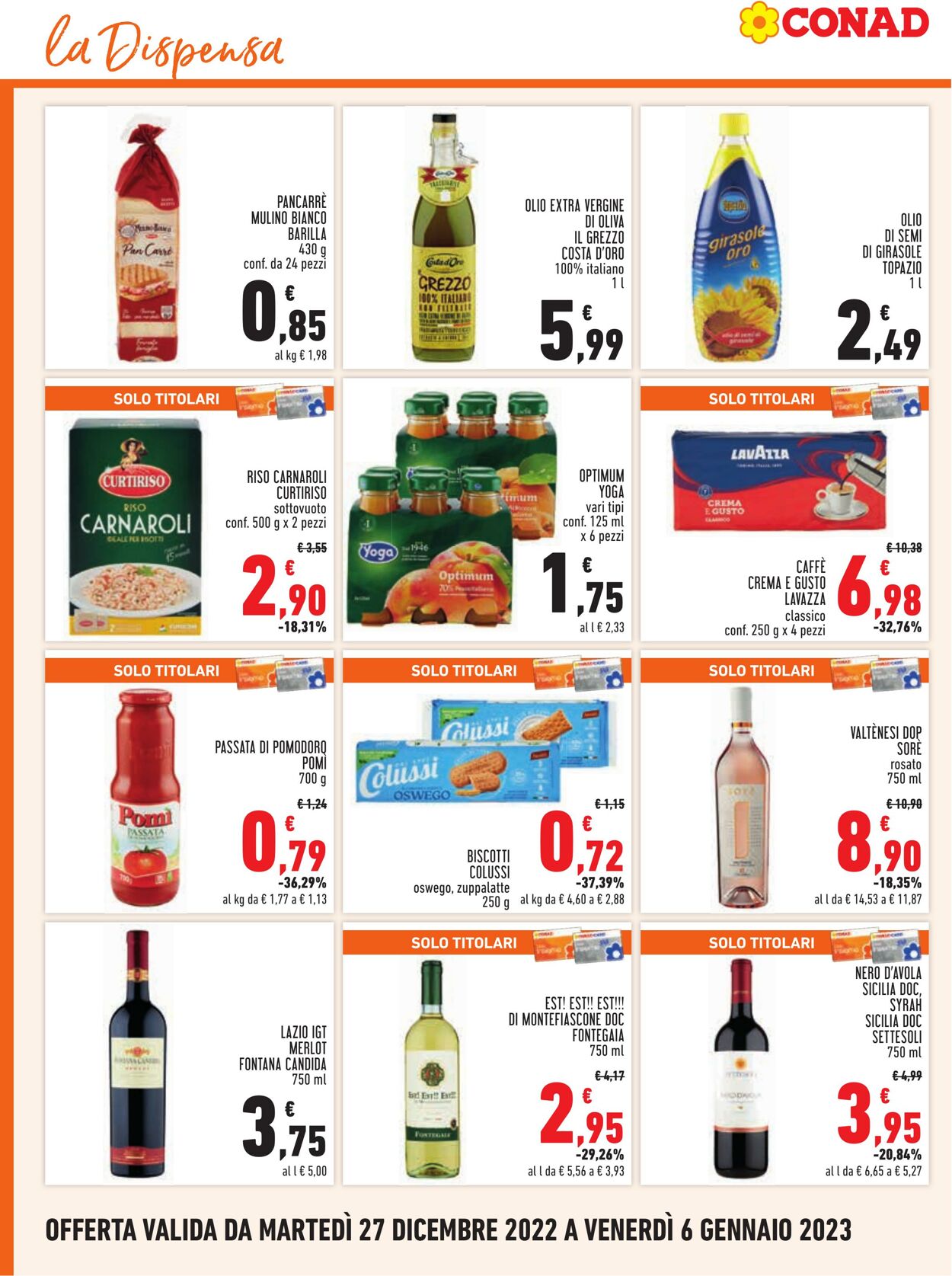 Volantino Conad 27.12.2022 - 06.01.2023