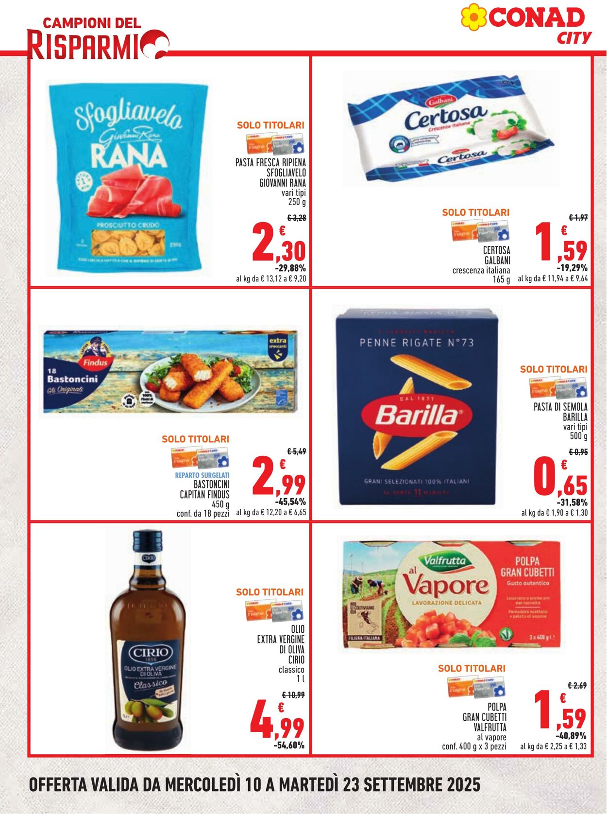 Volantino Conad 09.09.2025 - 09.09.2025