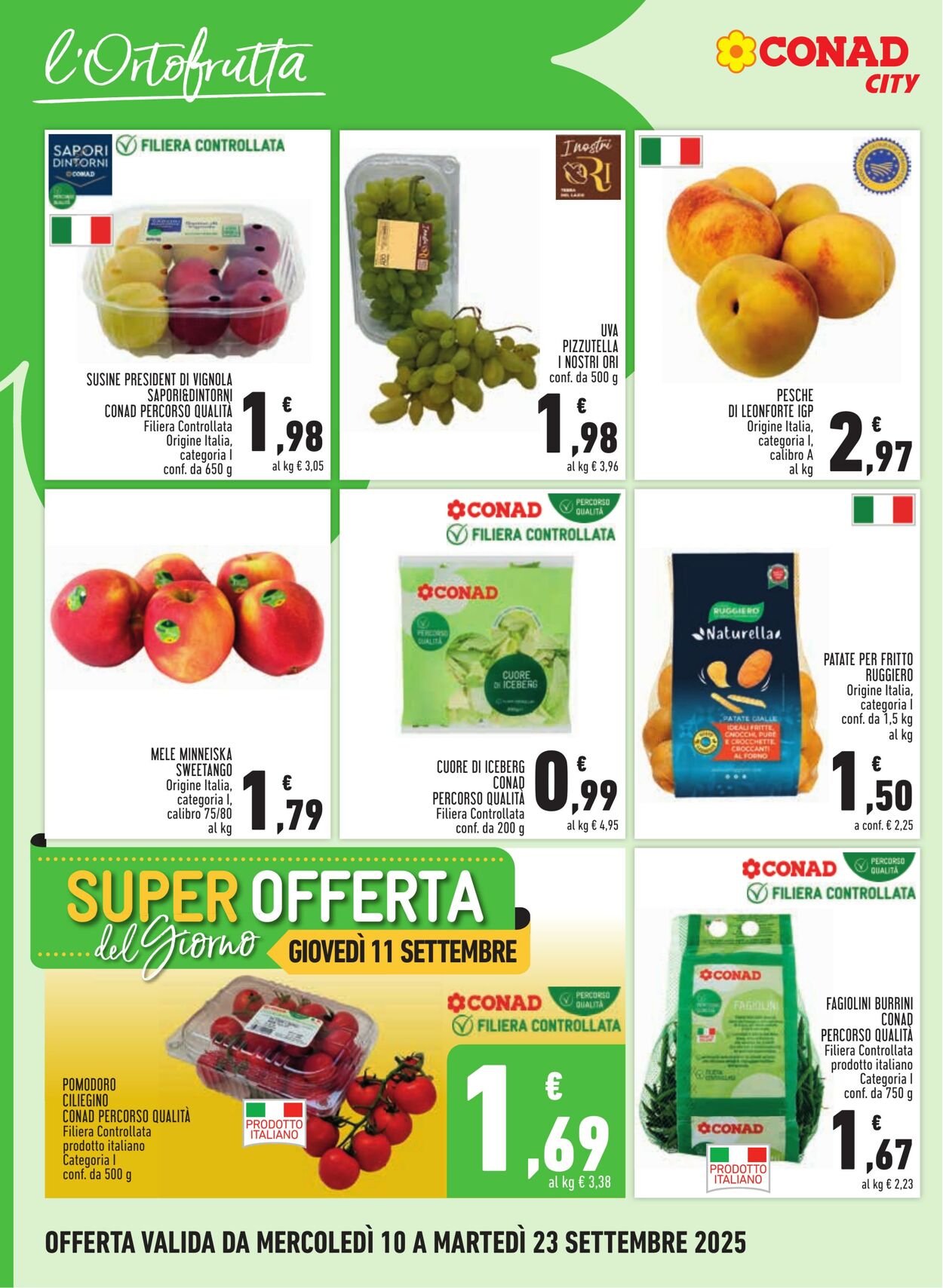 Volantino Conad 10.09.2025 - 10.09.2025