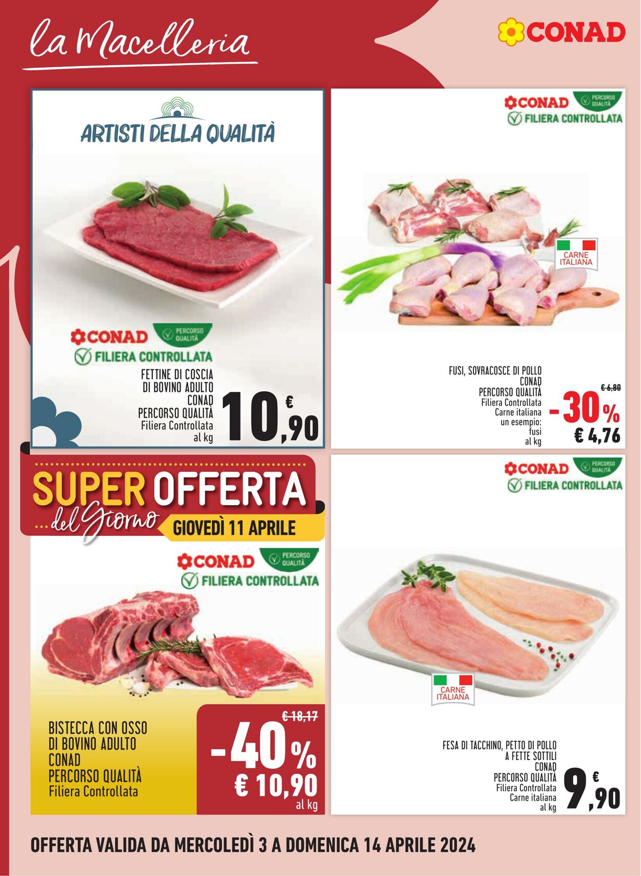 Volantino Conad 03.04.2024 - 14.04.2024