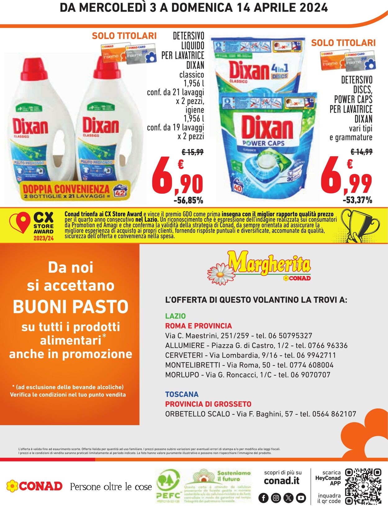 Volantino Conad 03.04.2024 - 14.04.2024