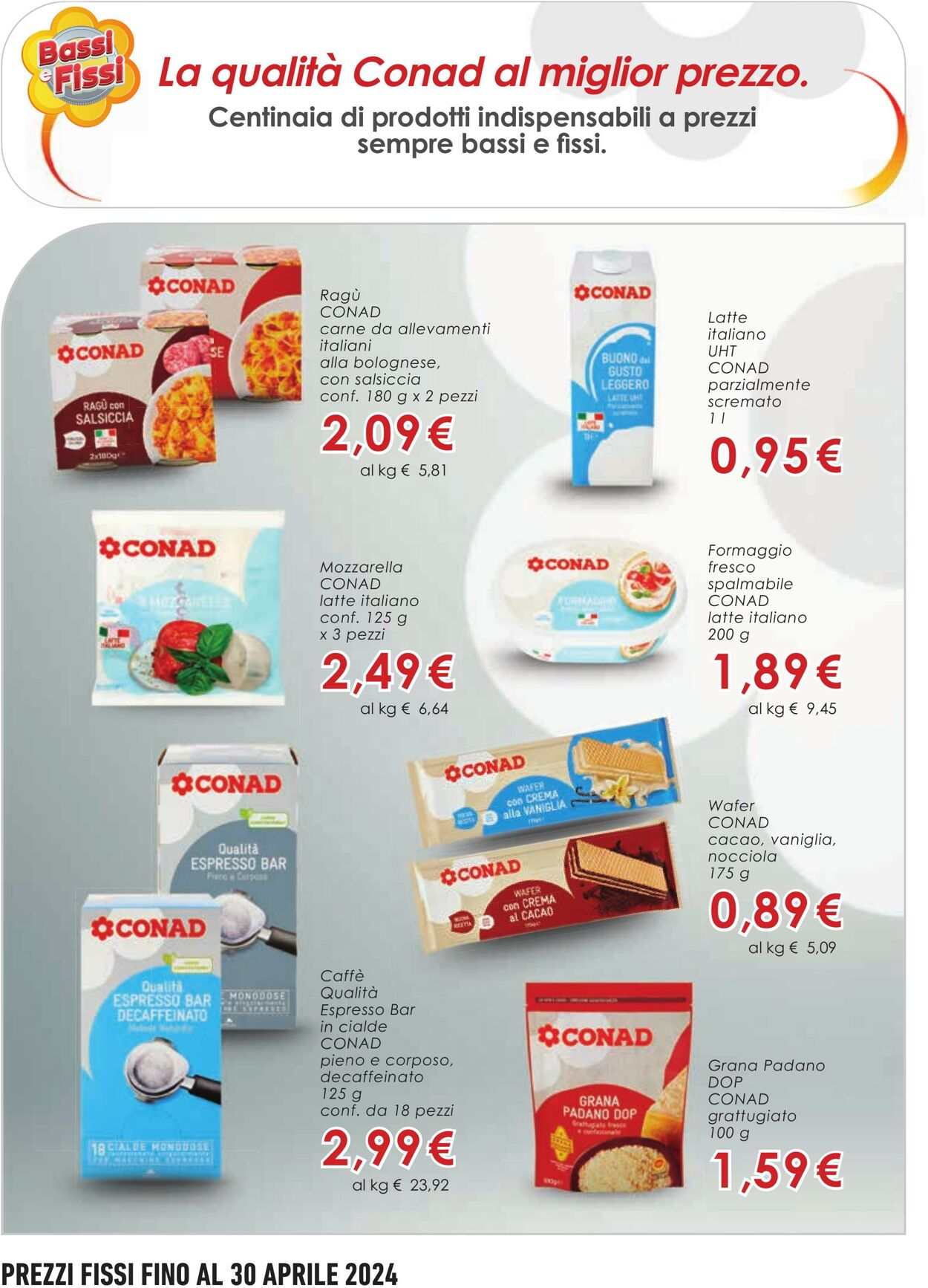 Volantino Conad 03.04.2024 - 14.04.2024