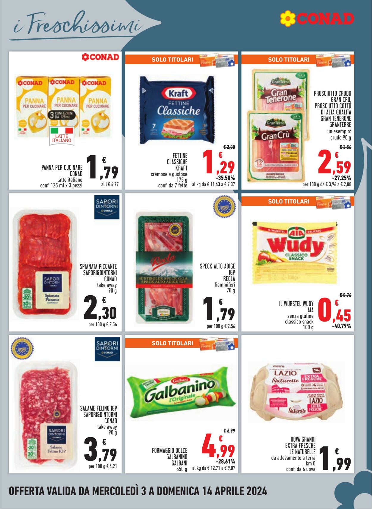 Volantino Conad 03.04.2024 - 14.04.2024